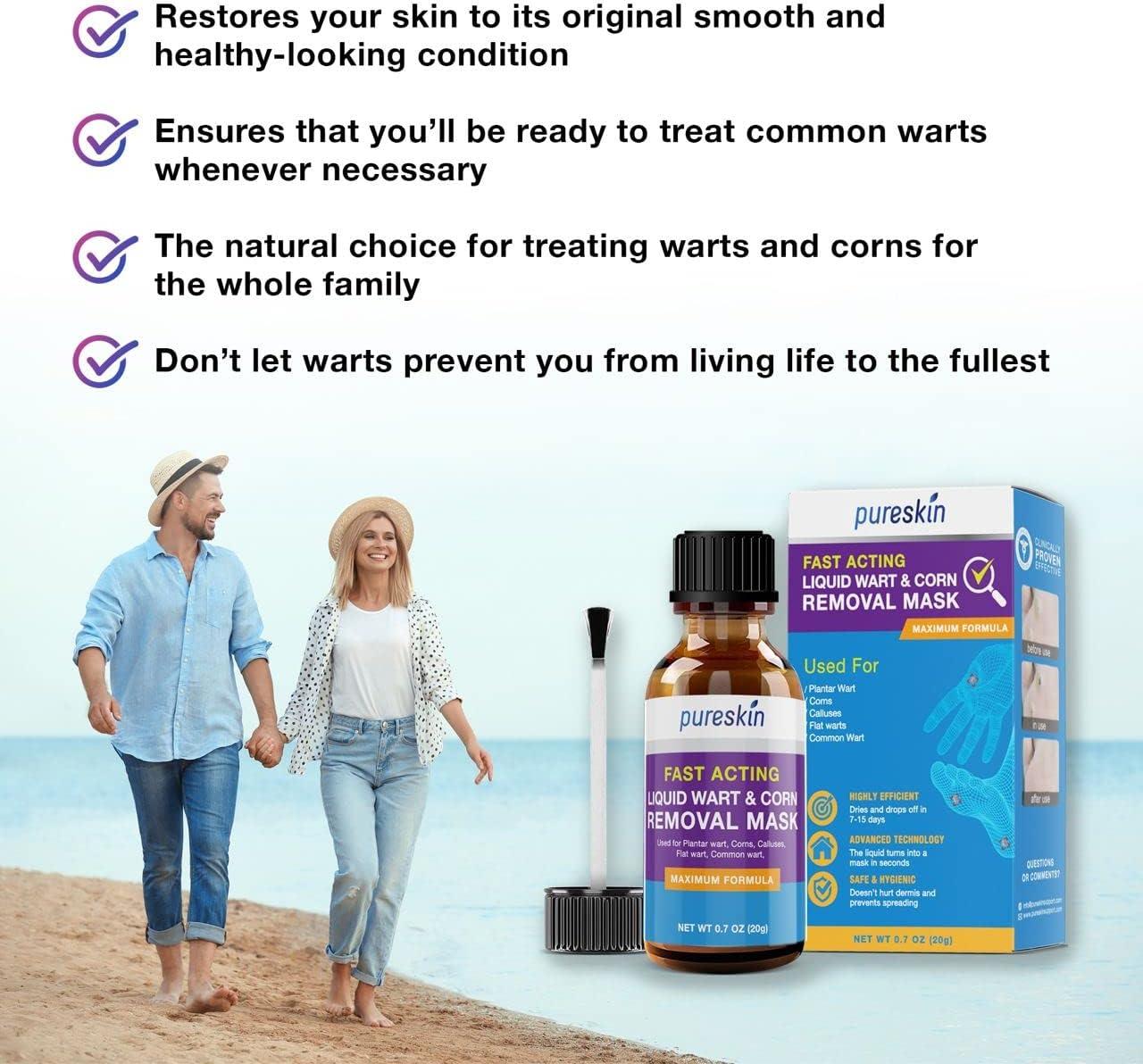 Pureskin Foot Corn Remover, Corn Removal for Toes, Corn removers for