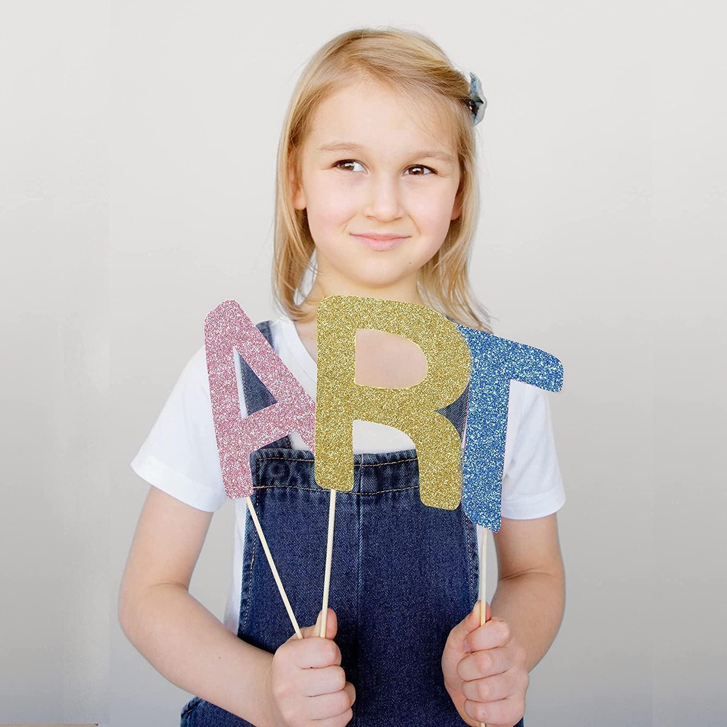 SANZIX Glitter Cardstock Paper 40 Sheets 20 Colors 110lb. 300 GSM