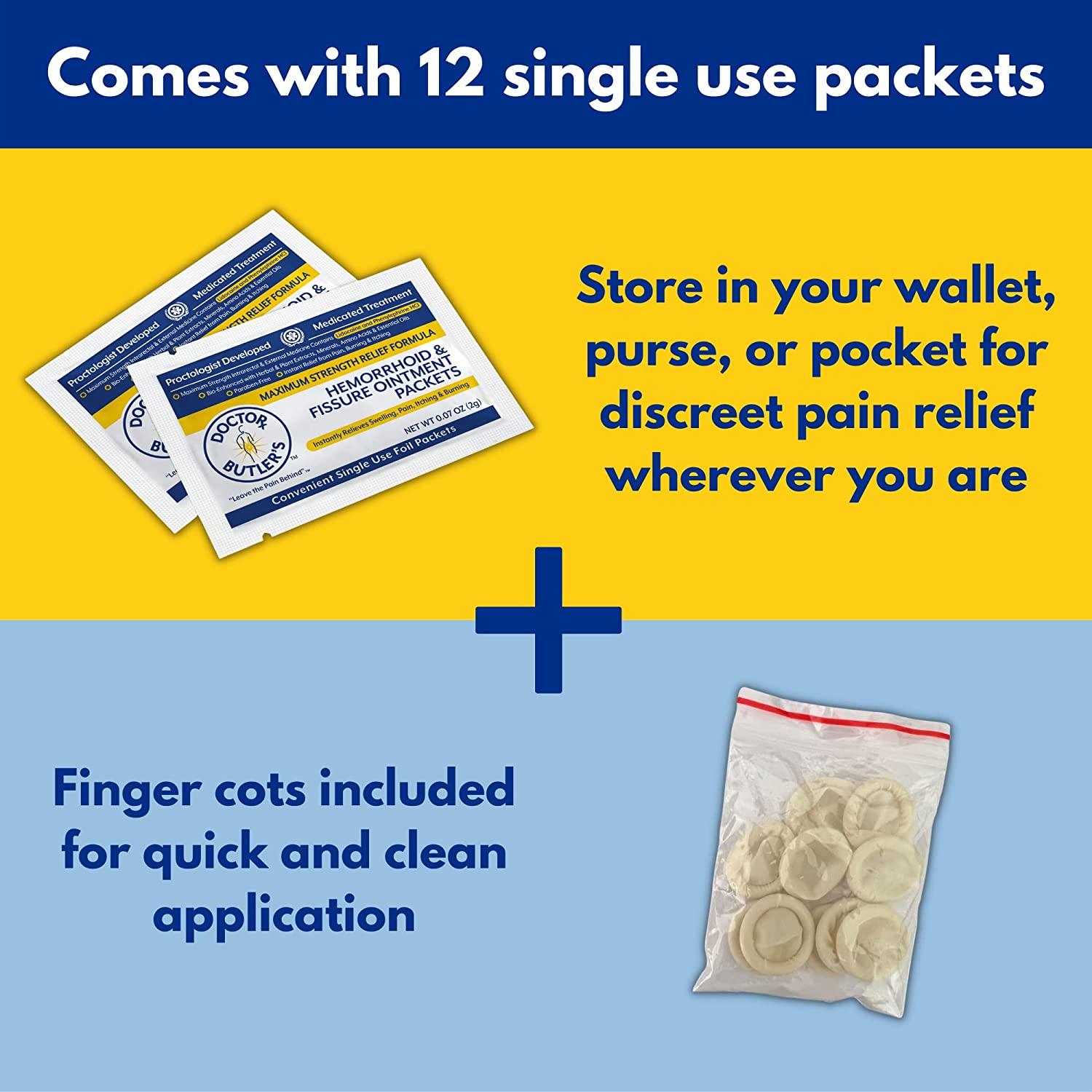 Doctor Butler's Maximum Strength Hemorrhoid & Fissure Ointment 12Pack