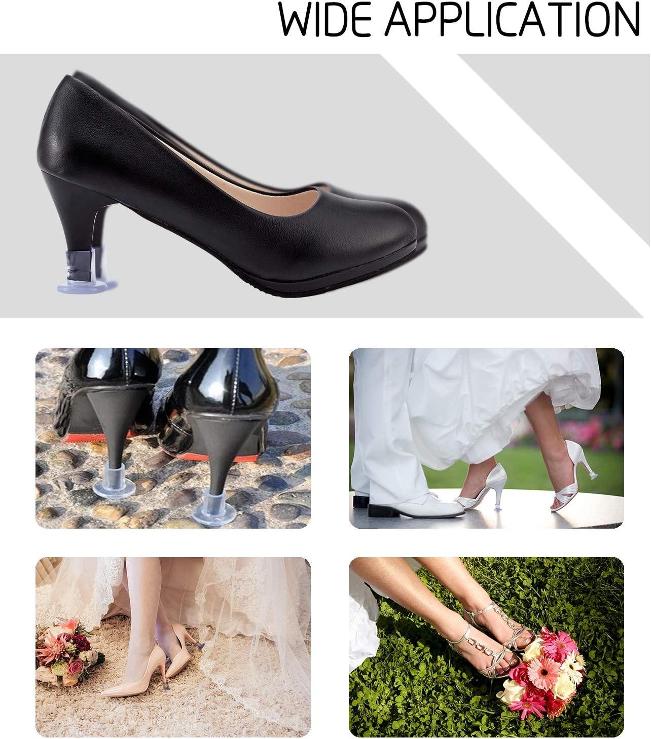 12pairs High Heel Protectors & Heel Repair Caps,non-slip Heel Caps For High  Heels For Silent Office And Outdoor Wedding Grass | Fruugo NO