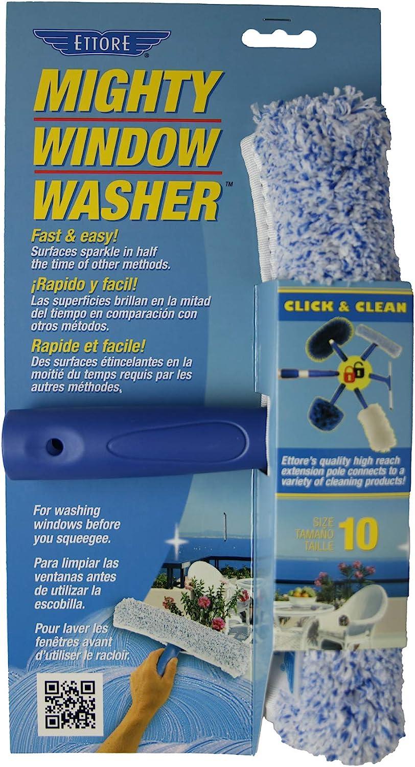 Ettore 50010 Mighty 10Inch Window Washer Professional Grade Cleaning