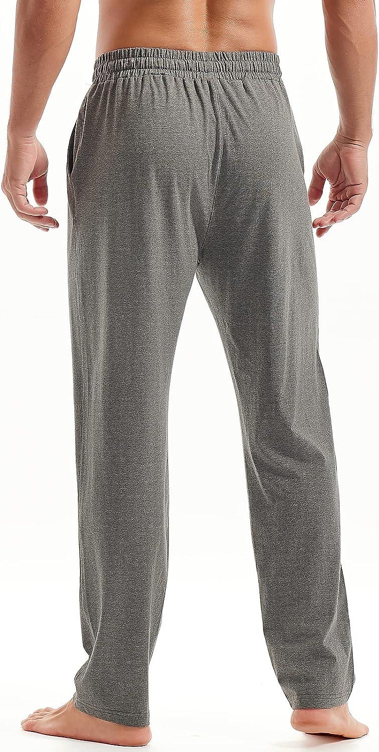 Buy Men's Pyjama Pack of 2 | Cream & Melange Grey | Fits Waist Sizes 28