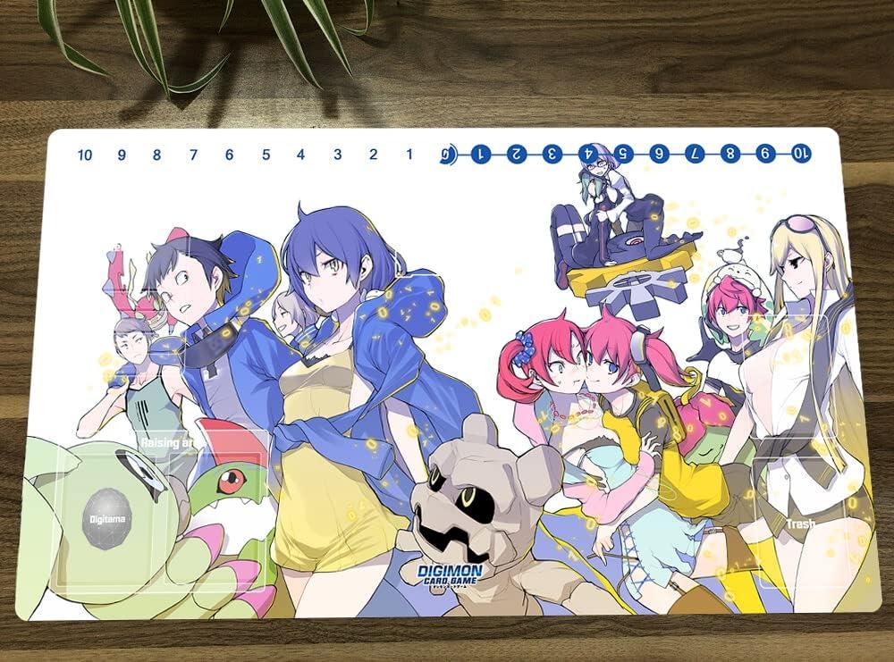 Anime Digimon Story Playmat Trading Card Game Mat with Card Zones + Free  Bag | Buy Now with Express International Delivery | GoSupps.com