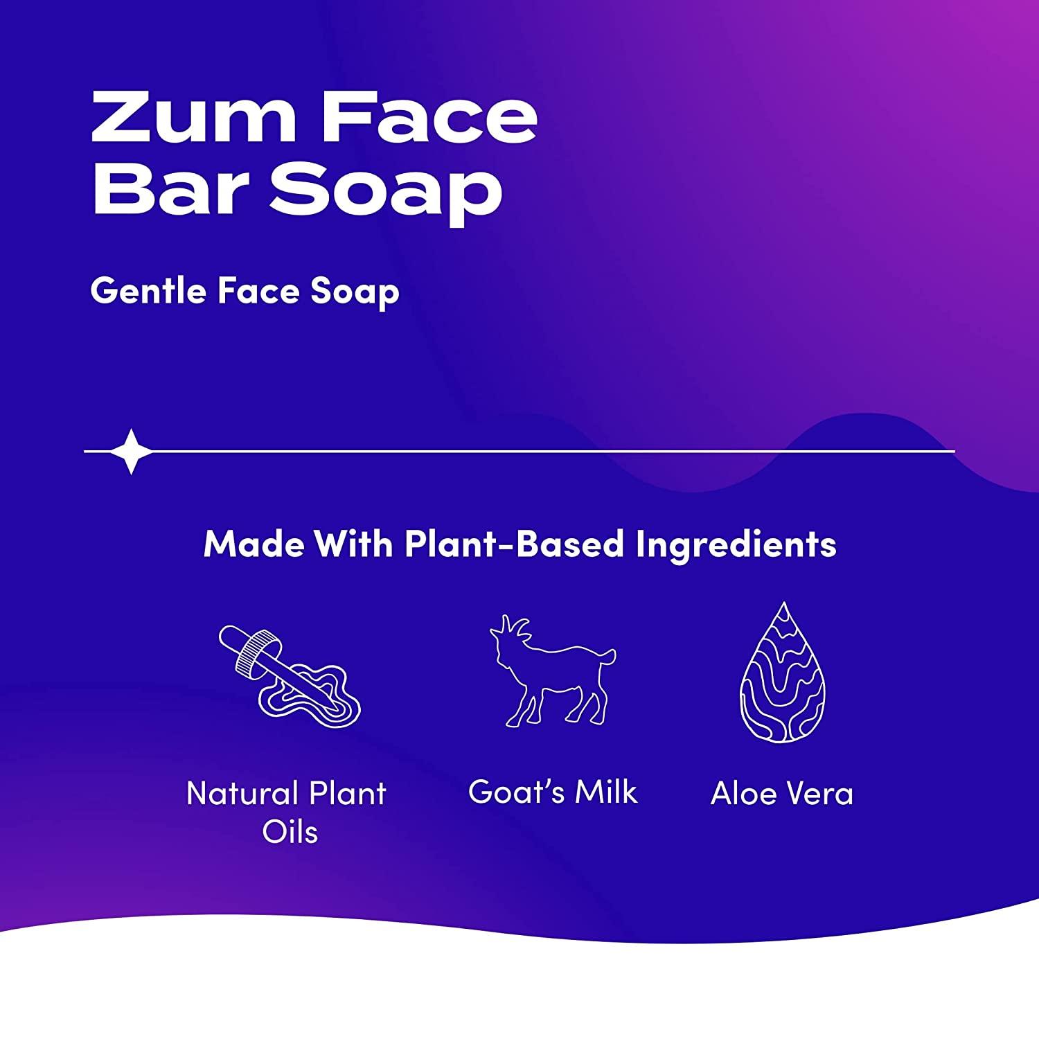 Indigo Wild Zum Face Cleansing Bar Soap 3 oz
