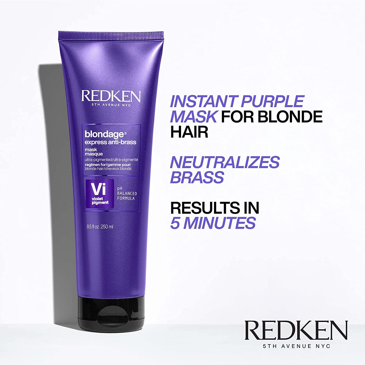 Redken Blondage Express AntiBrass Hair Mask 1 Fl Oz