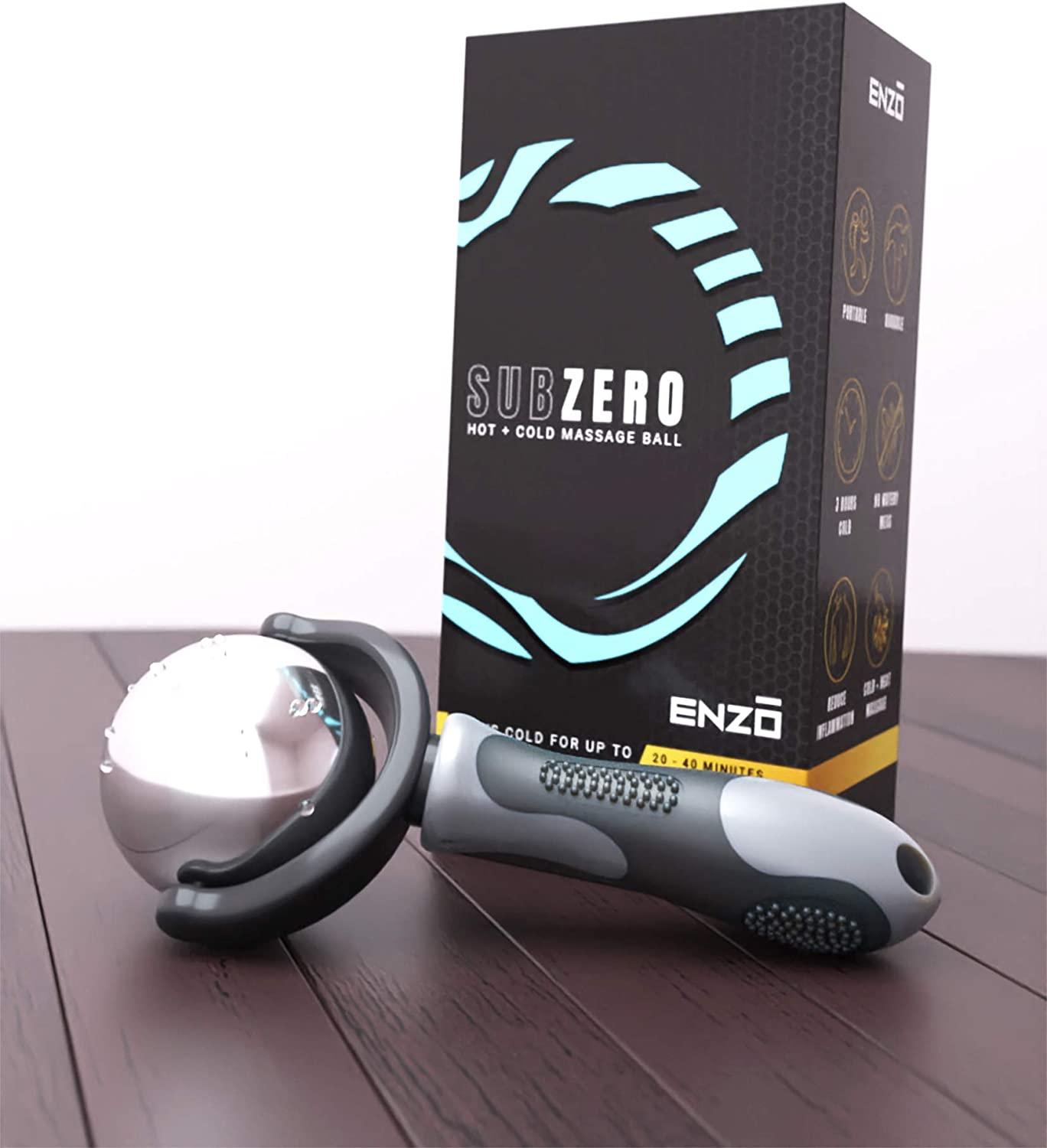 SubZero Cryosphere Cold Massage Therapy Ball Portable Ice Roller for