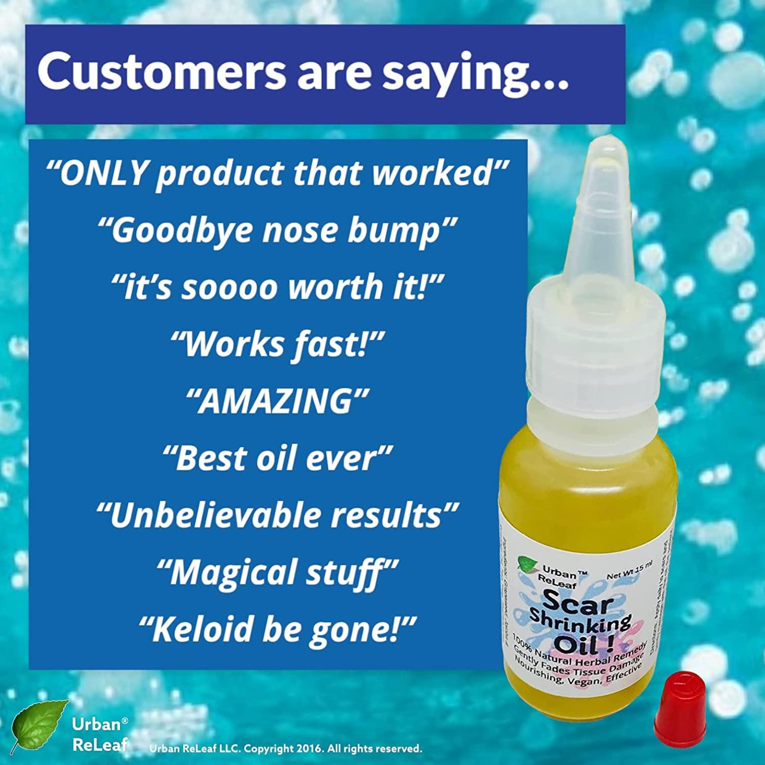 Urban ReLeaf Scar Shrinking Oil ! Gently Fades Tissue Damage