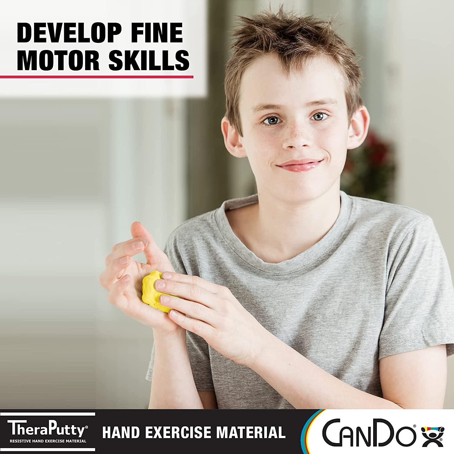 CanDo Theraputty Plus Hand Exercise Putty for Rehabilitation, Exercises