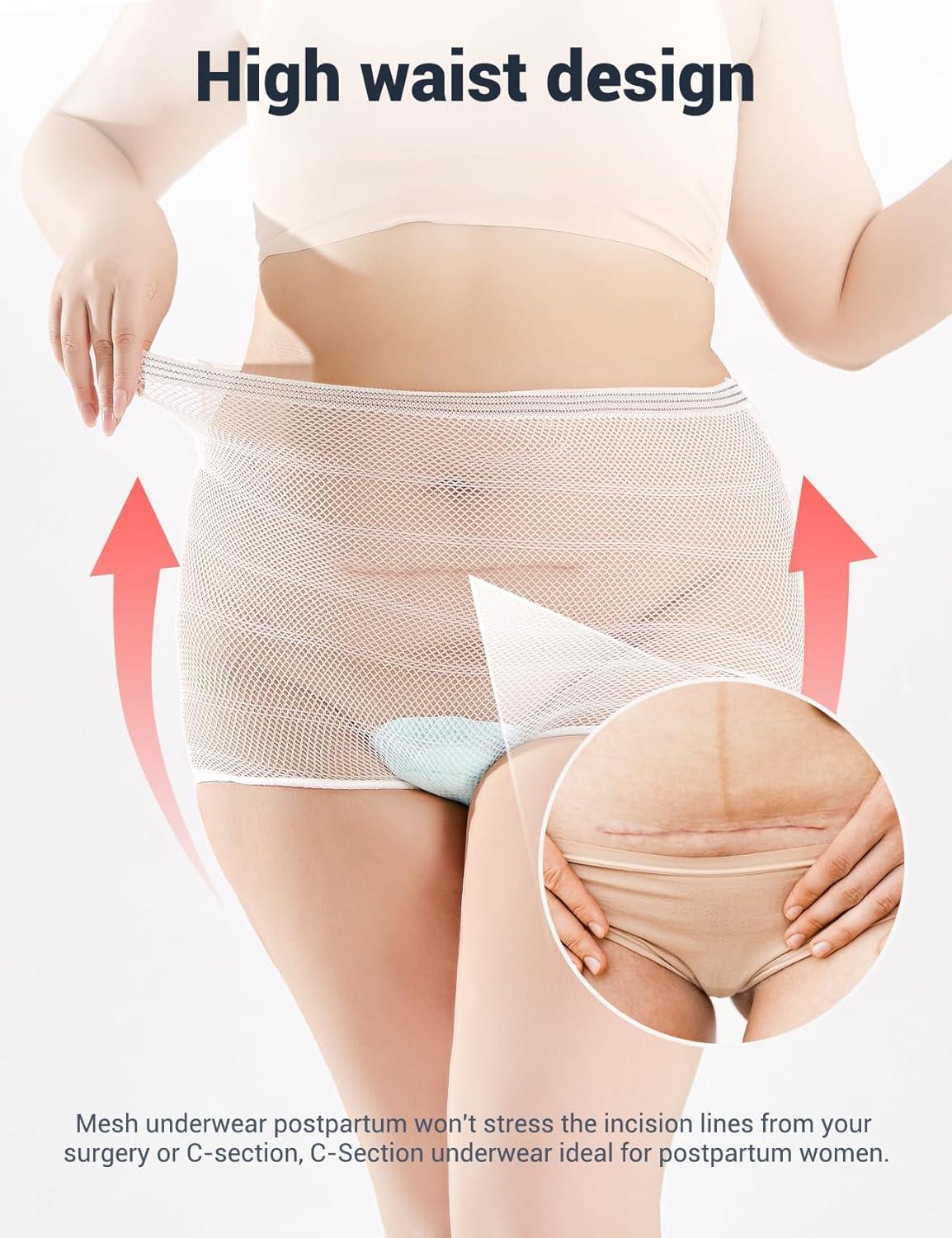 HANSILK Disposable Maternity Knickers Mesh Maternity Knickers