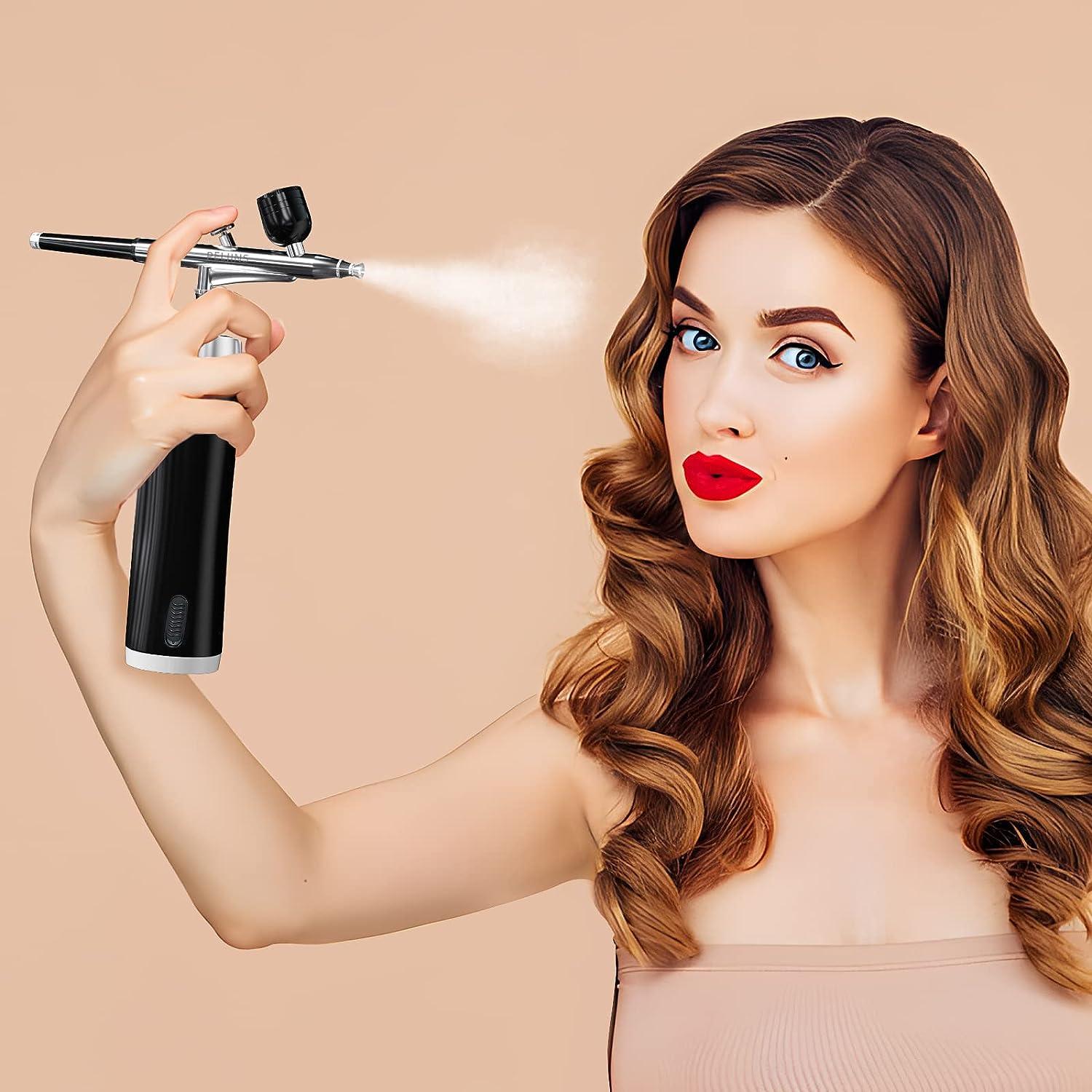 Handheld Airbrush Kit with Compressor, Cordless Airbrush Mini Makeup