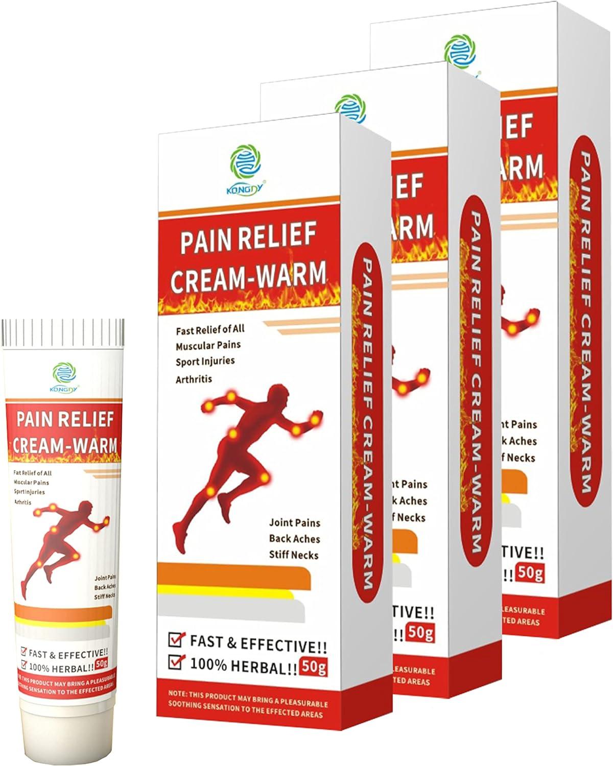 KONGDY Hot Capsicum Pain Cream Extra Strength Capsaicin Heat Cream (Hot