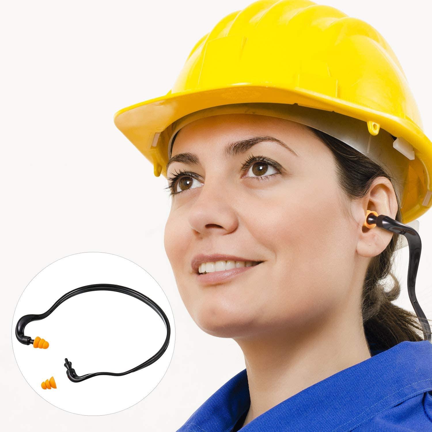 Banded Earplugs for Shooting Range Band Ear Plugs Lightweight Silicone