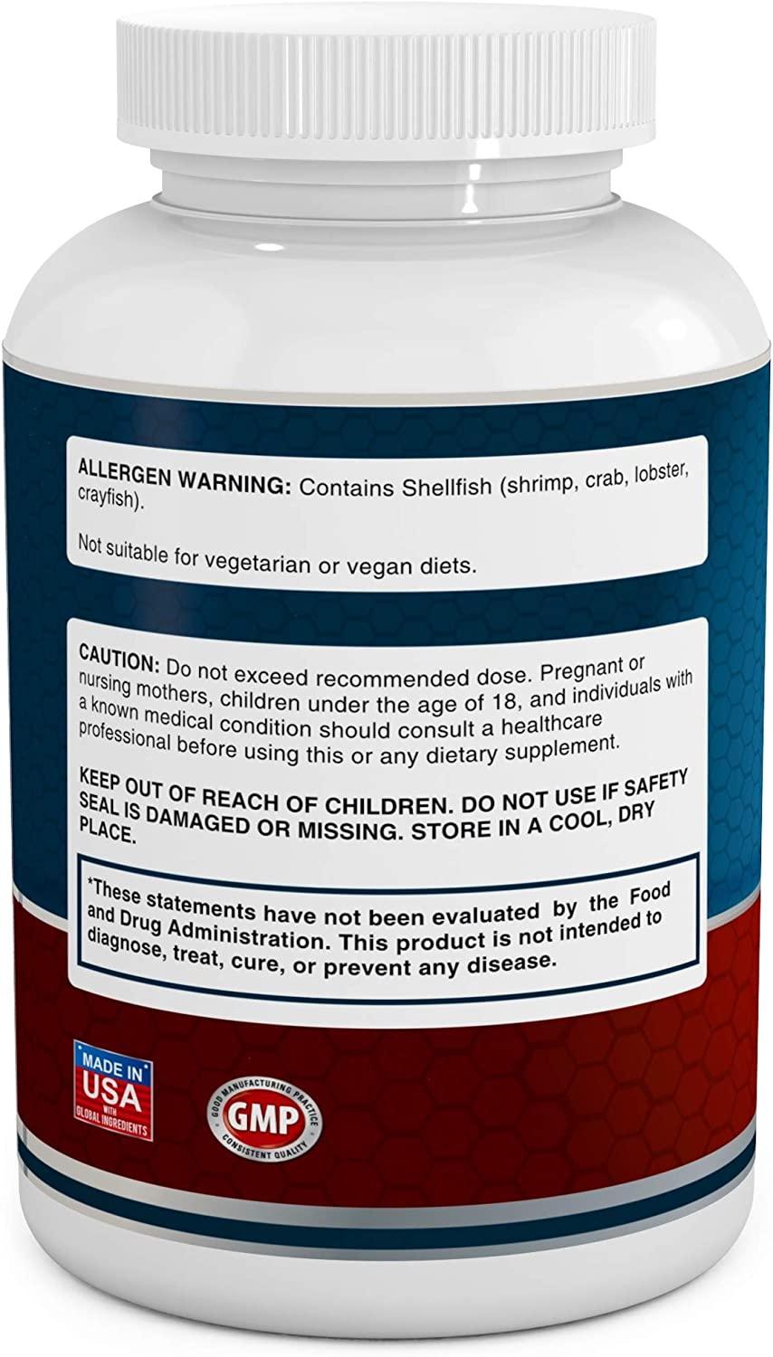 Glucosamine Chondroitin MSM & Turmeric Dietary Supplement 248 Capsules