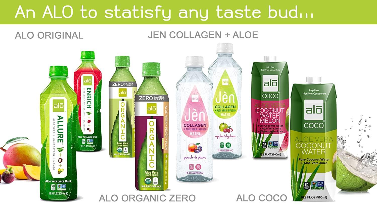 ALO Aloe Vera Juice Drink - Pomegranate & Cranberry, 16.9 fl oz (Pack of  12) - Plant-Based with Real Aloe Pulp | Buy Now with Express International  Delivery | GoSupps.com