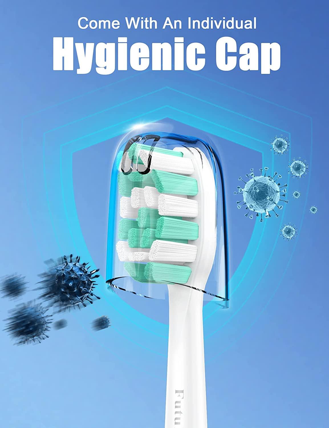 Futulkyus Toothbrush Replacement Heads for Philips Sonicare