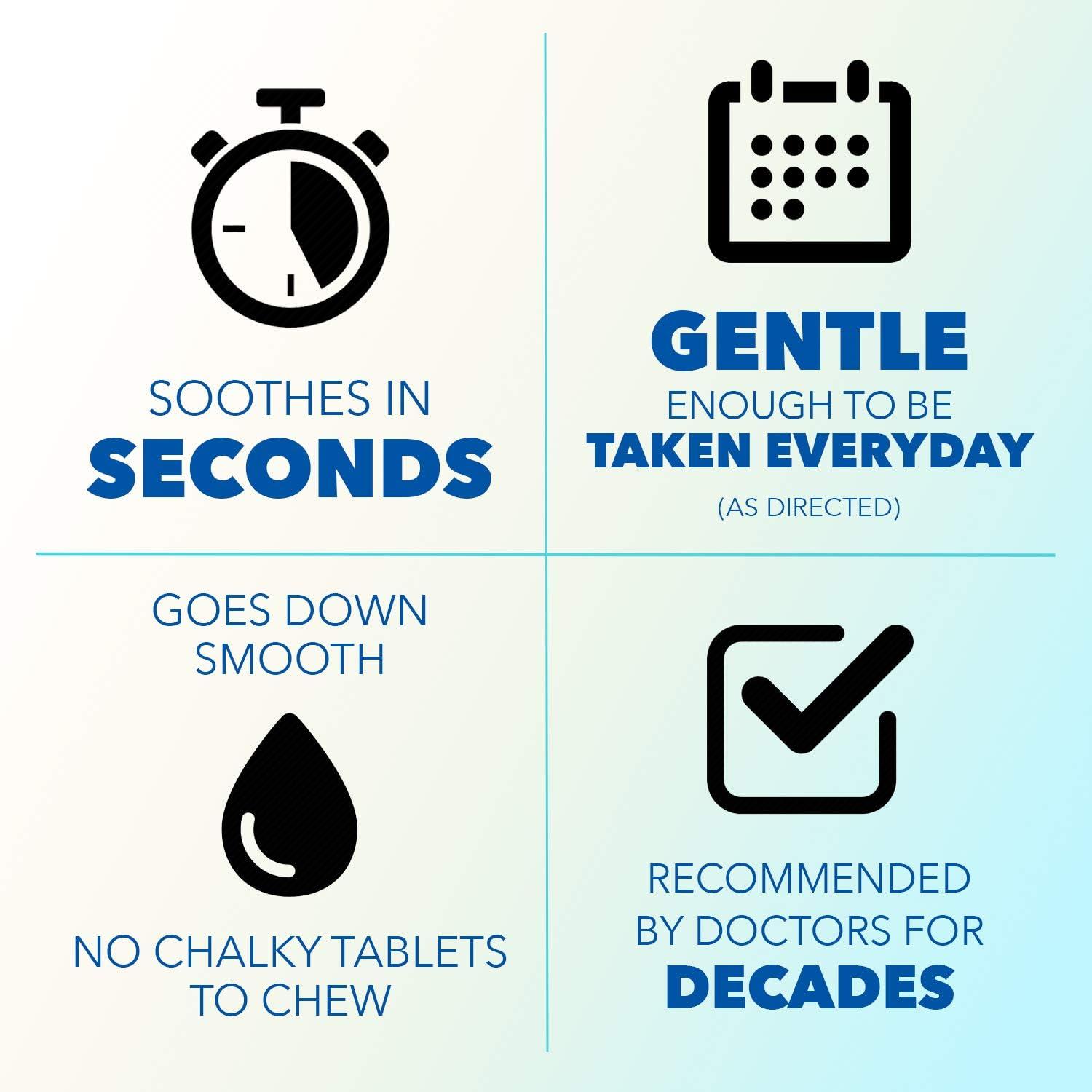 Mylanta Antacid and Gas Relief Maximum Strength Formula Classic Flavor