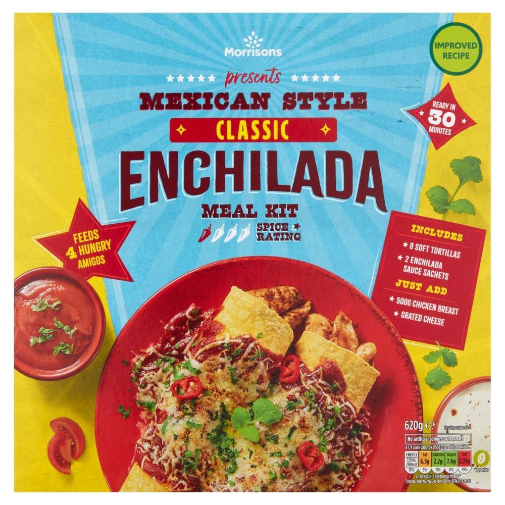 Morrisons Mexican Style Classic Enchilada Meal Kit 620g