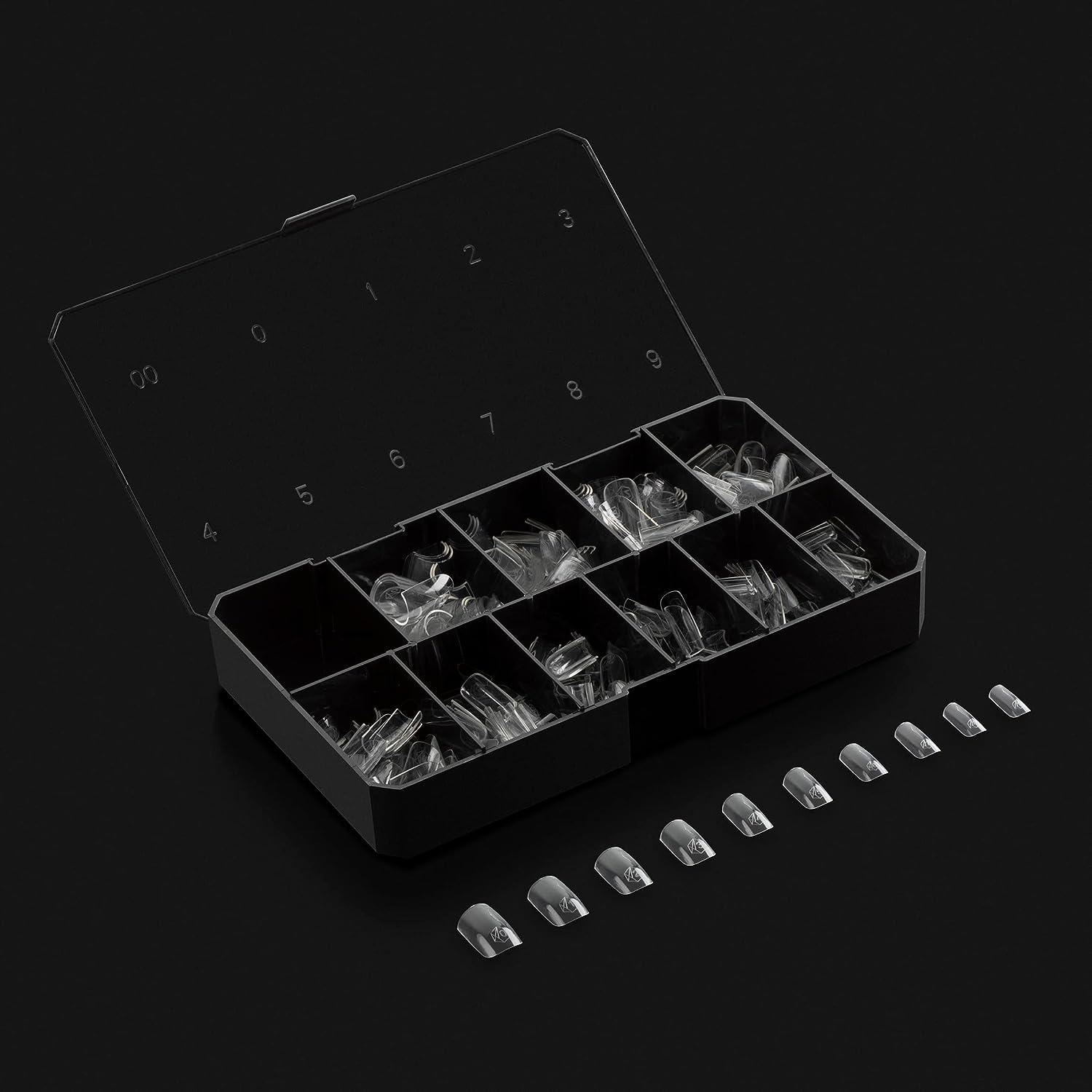 Apres Nail GelX Sculpted Square Short Box of Tips & Extend Gel Bundle