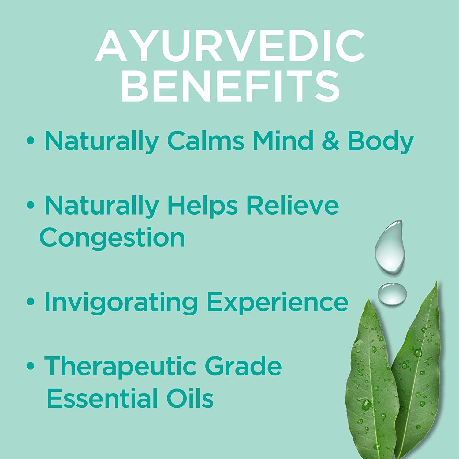 GuruNanda Eucalyptus Shower Spray Aromatherapy (4 Fl.Oz), Daily Shower