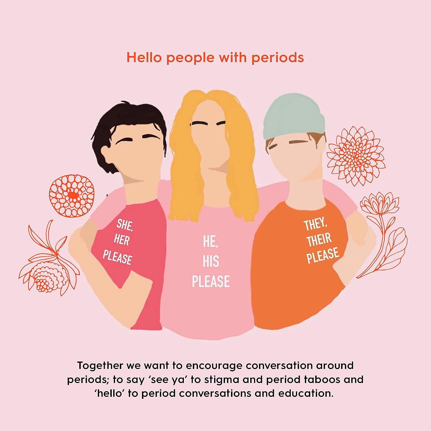 The Hello Cup Reusable Menstrual Hello Liners Reusable Liners/Sanitary Pads Organic Ecofriendly