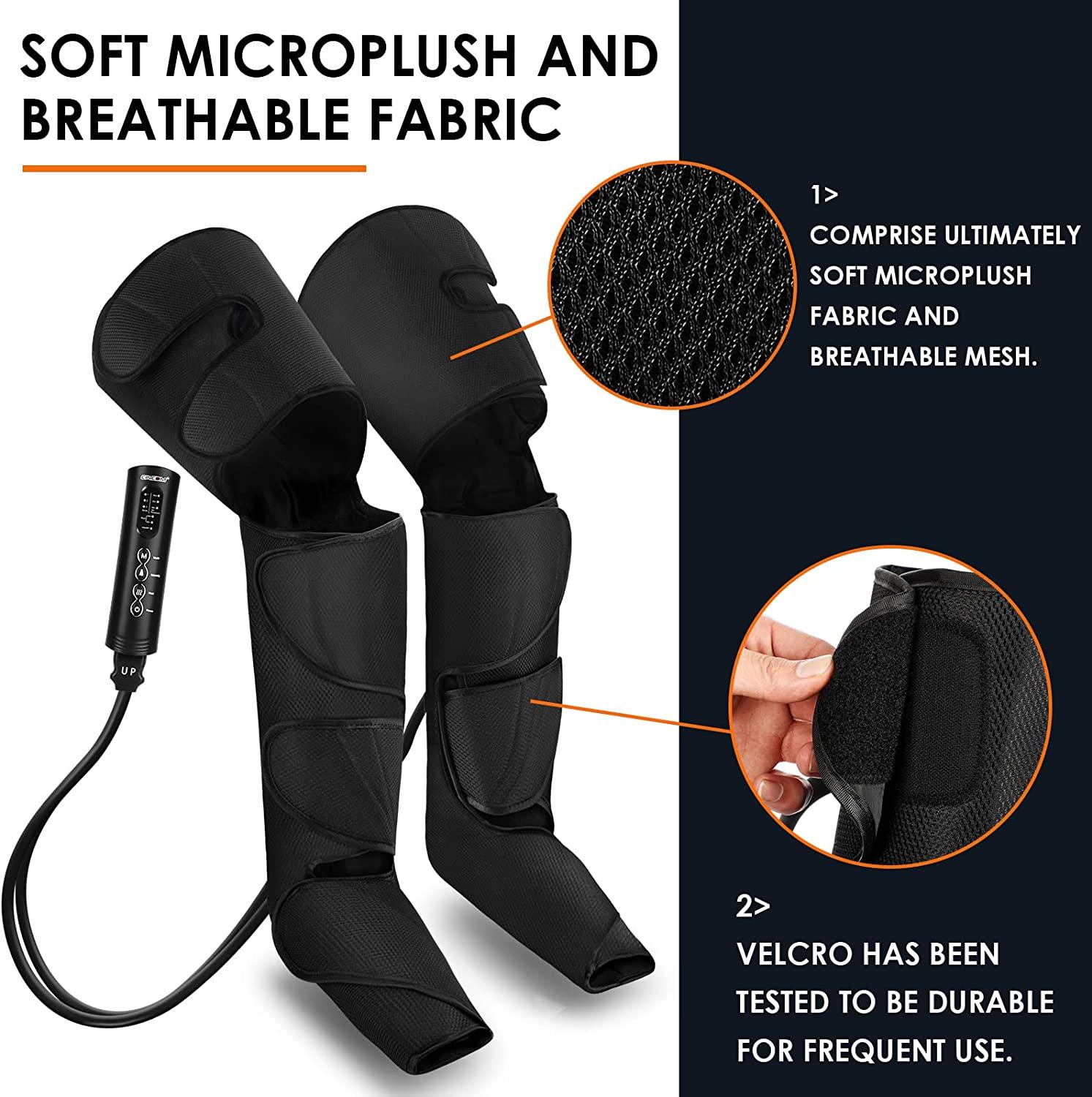 Leg Massager with Heat for Circulation 3 Modes, 3 Intensities