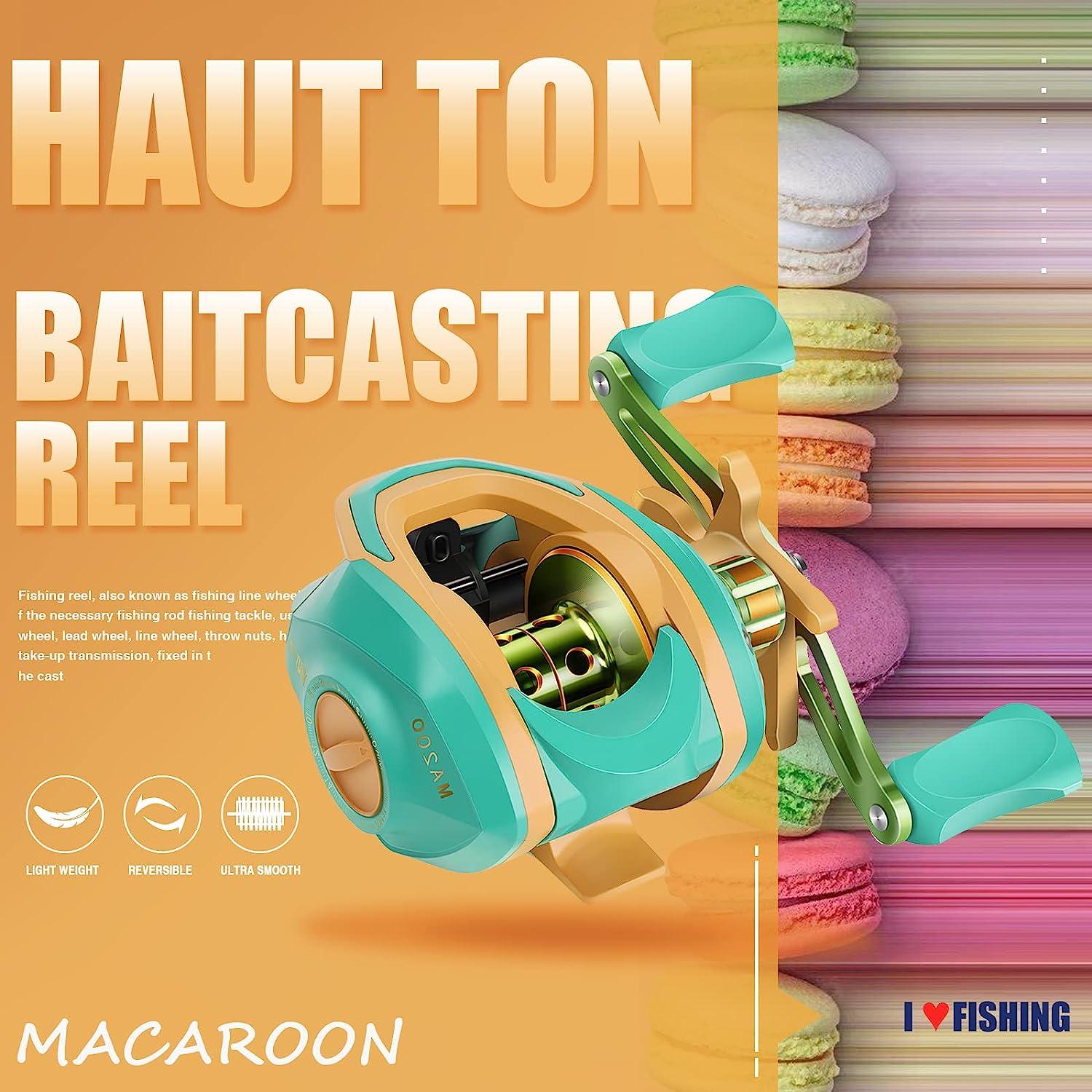 Hautton Baitcasting Fishing reels Macaroon Beginner's Edition