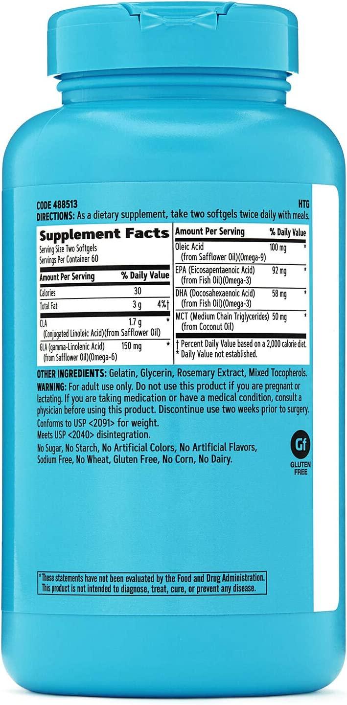 GNC Total Lean Premium CLA 369 Supports Cardiovascular and Joint