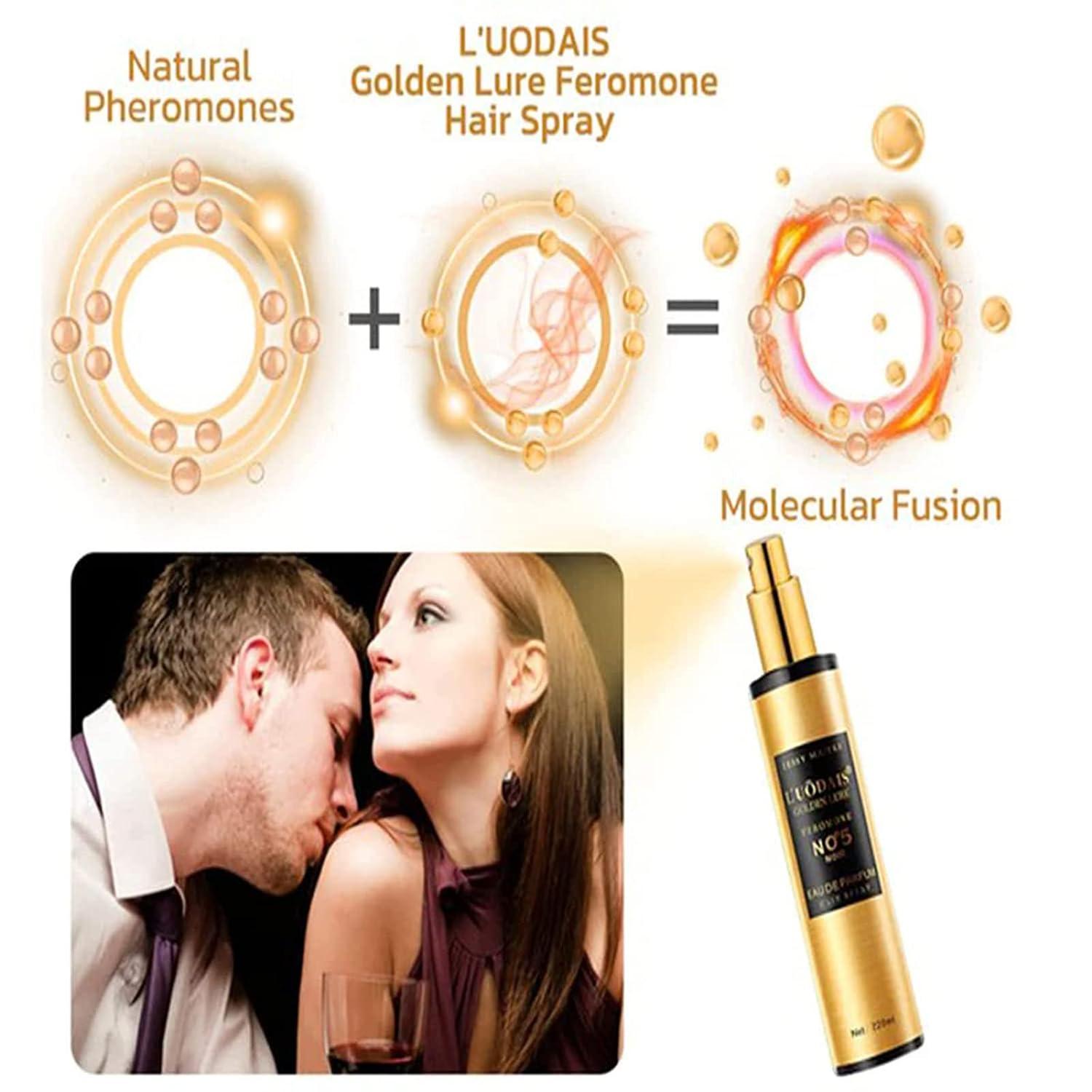 AODGHC L'UODAIS Golden Lure Feromone Hair Spray 2023 New L'UODAIS