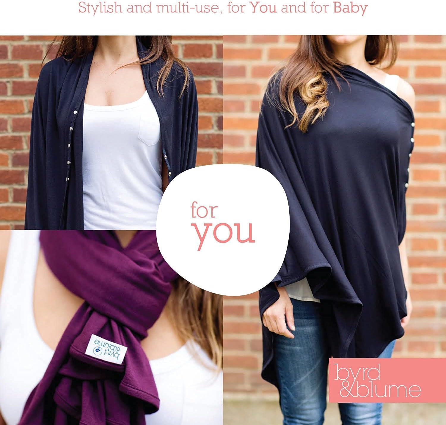Byrd Blume Super Soft Nursing Cover Shawl Wrap Scarf 100