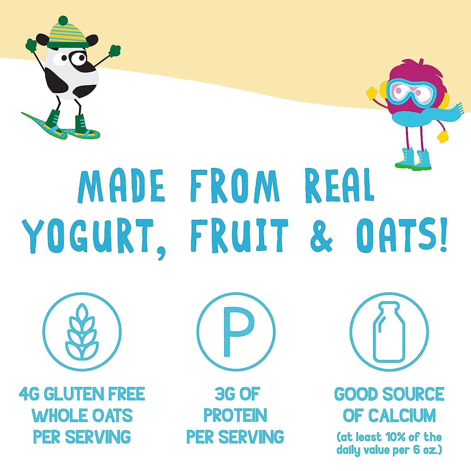 GoGo squeeZ Morning SmoothieZ, Mixed Berry, 3 oz. (4 Pouches) Gluten