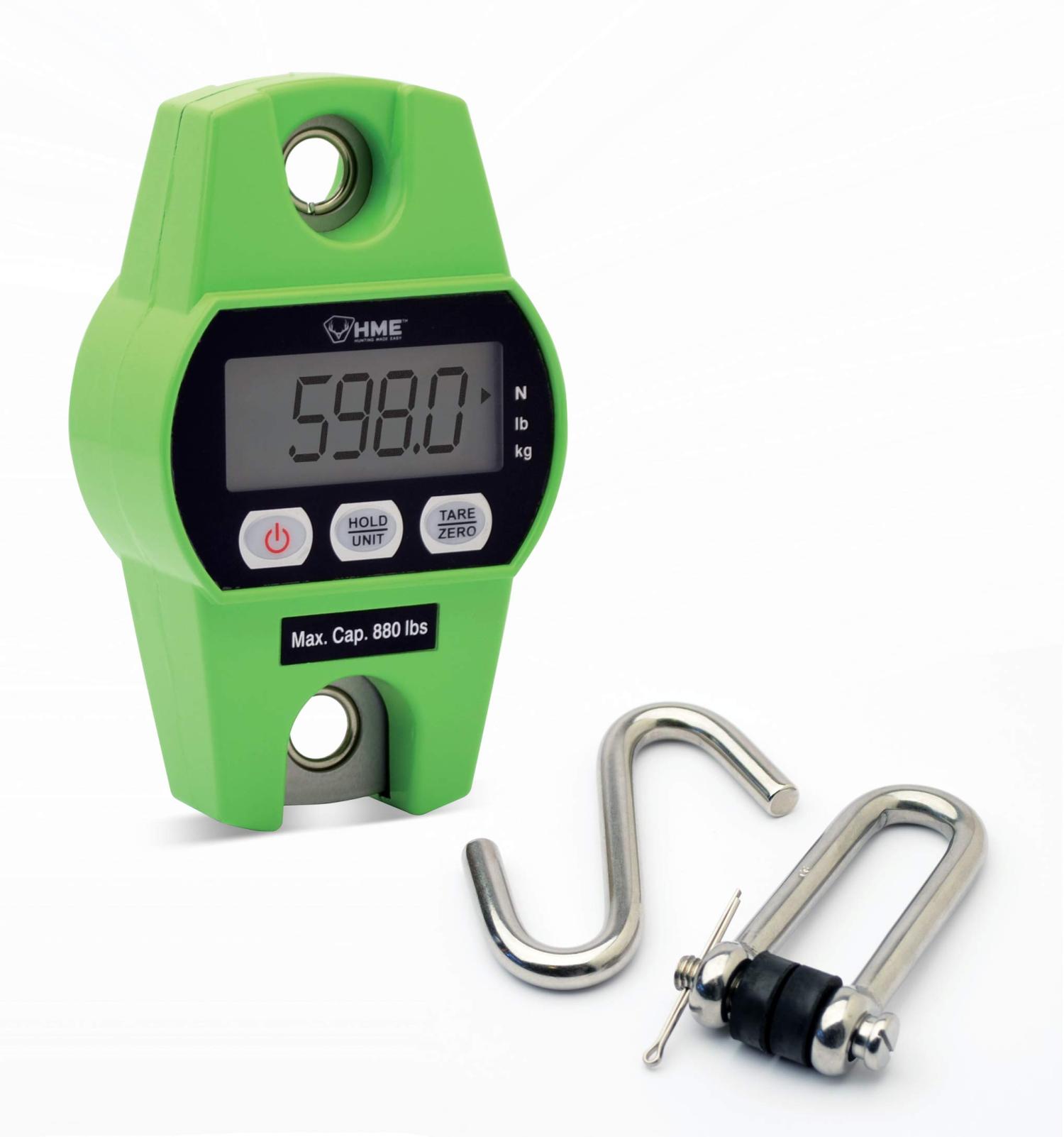 HME Digital Game Scale Green Accurate and EasytoUse