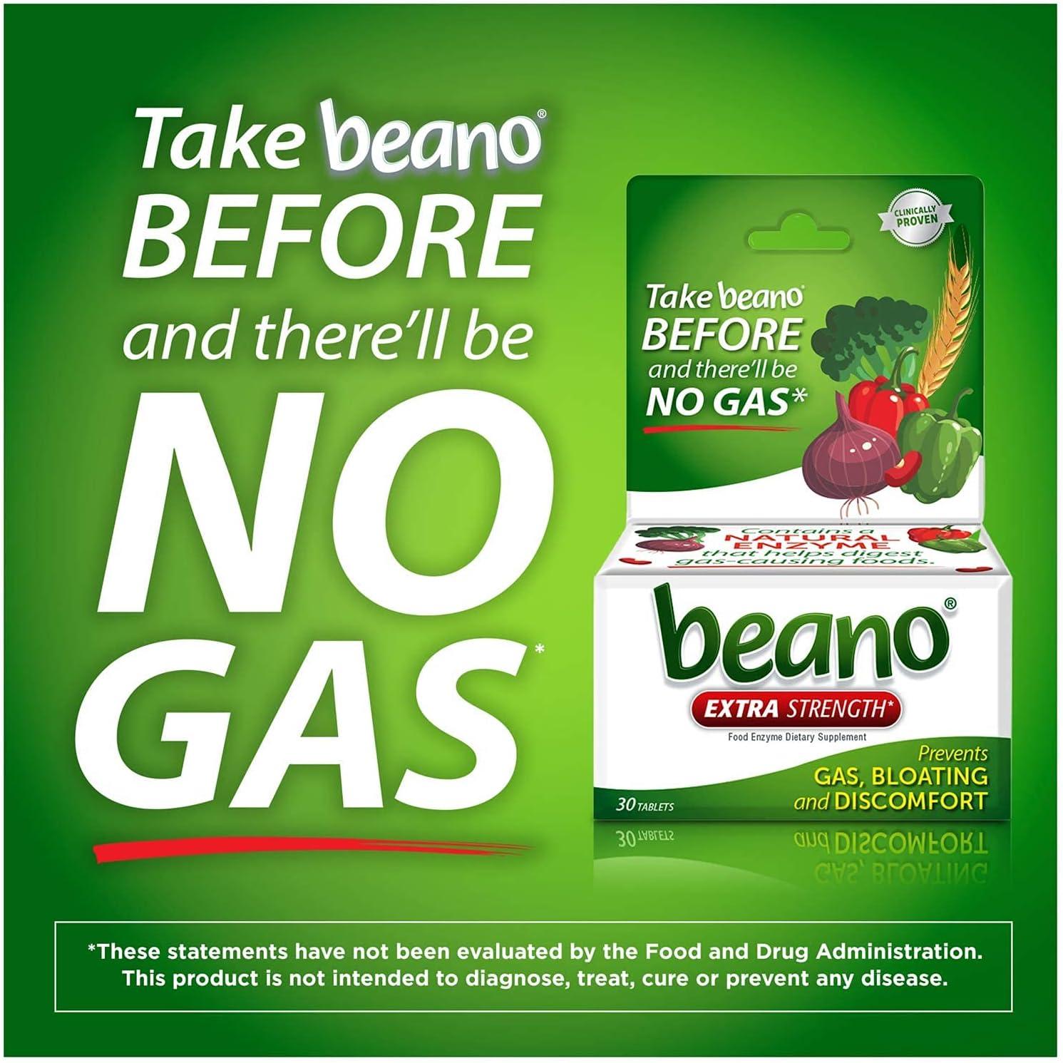Beano Gas Relief Tablets (30 Count (Pack of 1))