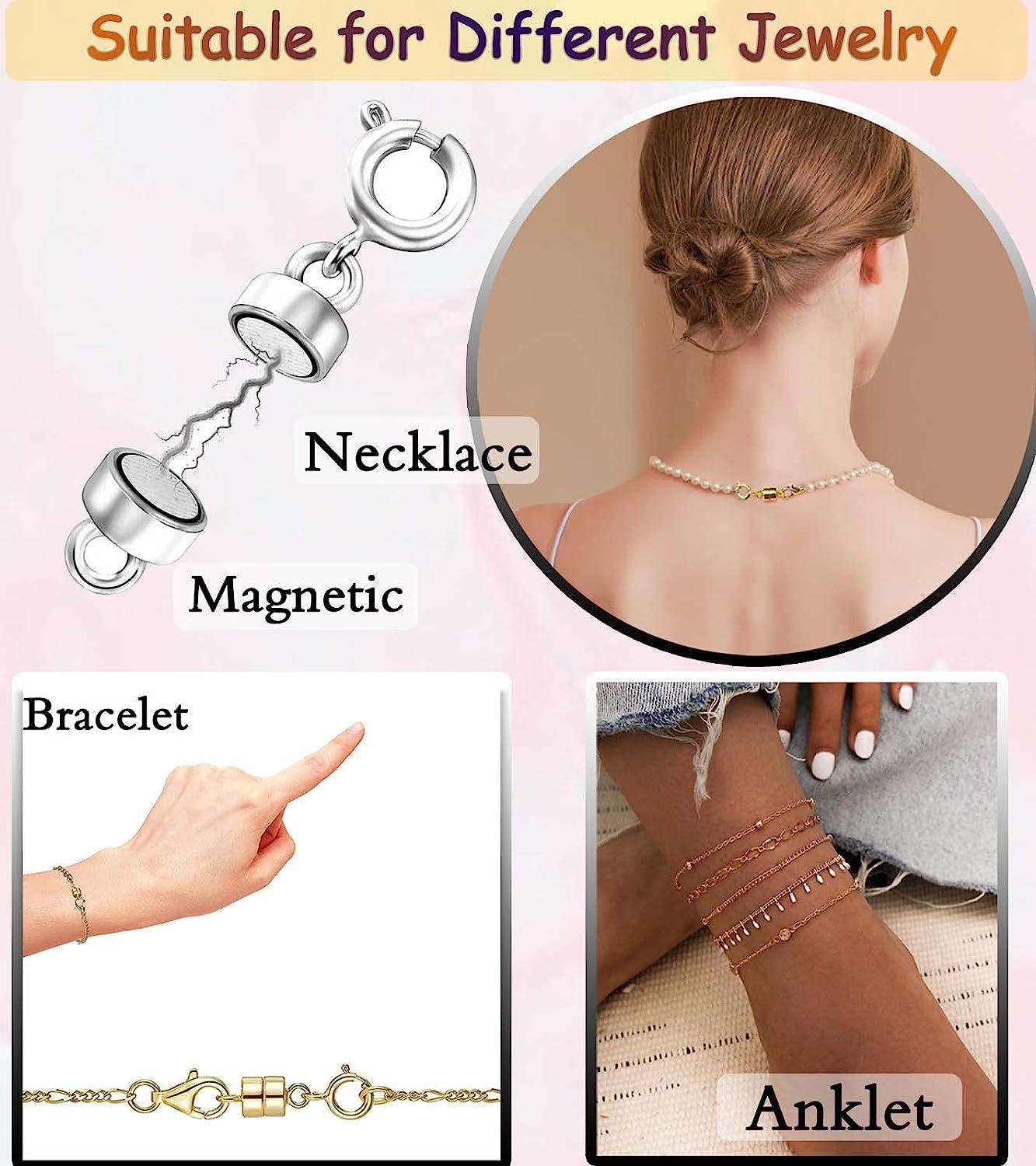 Magnetic Necklace Extenders, Jewelry Clasp Converters, Disability