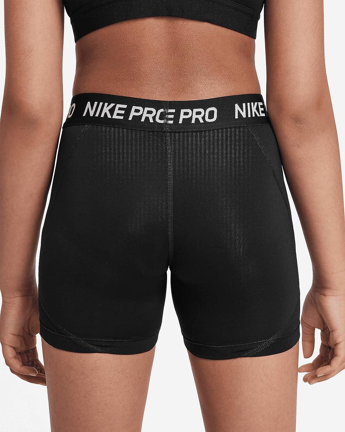 Nike Girls Pro 3 Boyshorts Black/White - Size Medium | Buy Now with Express  International Delivery | GoSupps.com