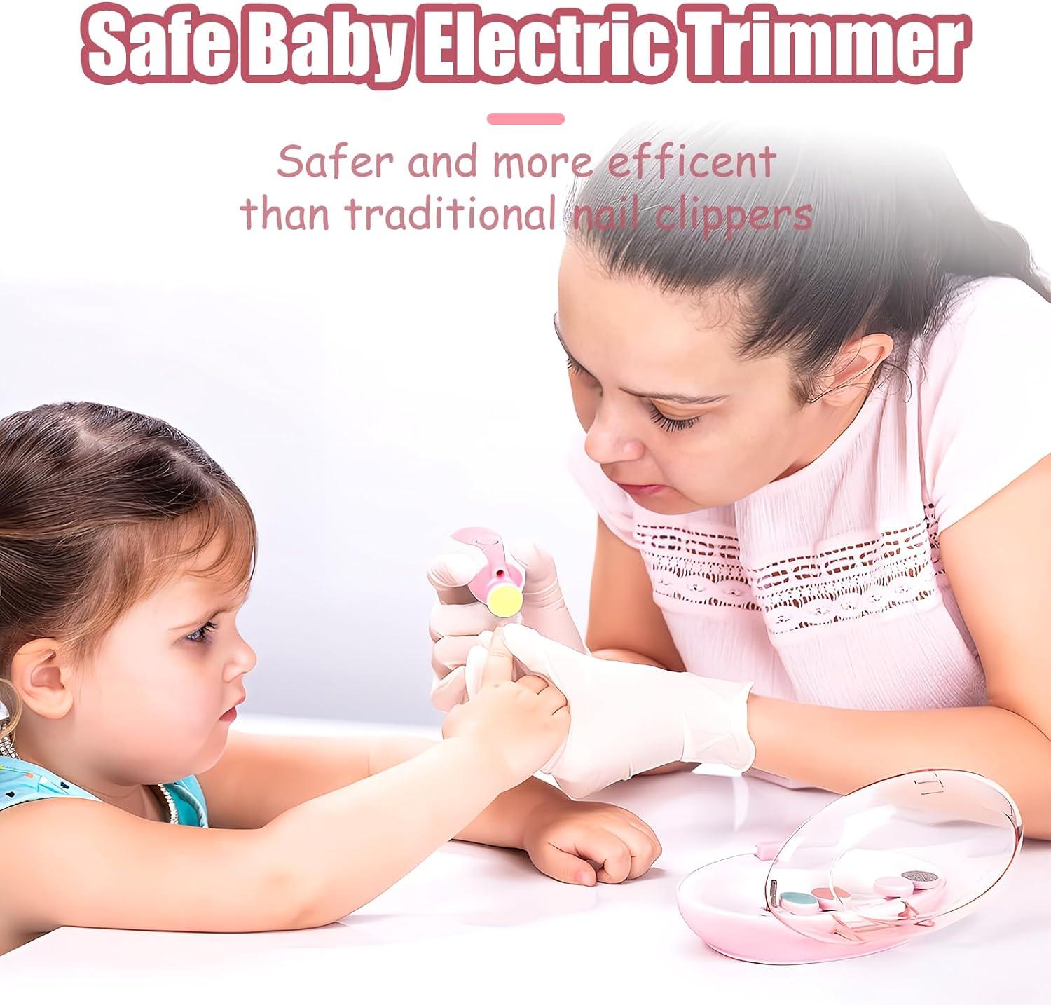 Electric Baby Nail Trimmer Safe Newborn Toddler Nail File - Temu