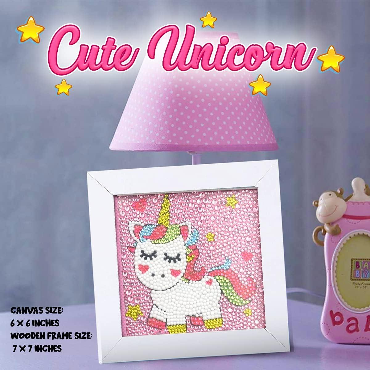 Innofans Diamond Painting Kit for Kids - Unicorn 5D Diamond Dotz
