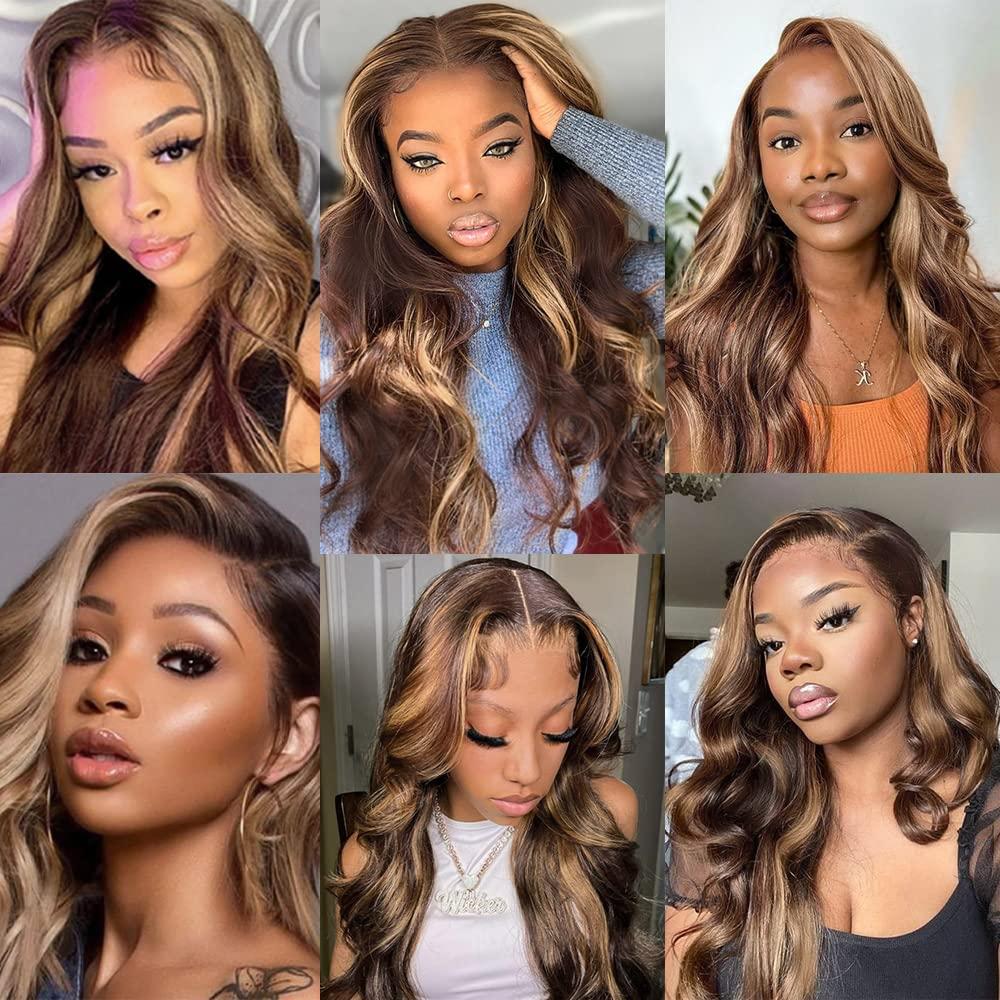Newlook Long Synthetic Body Wave Lace Front Wigs 30inch Long Wig