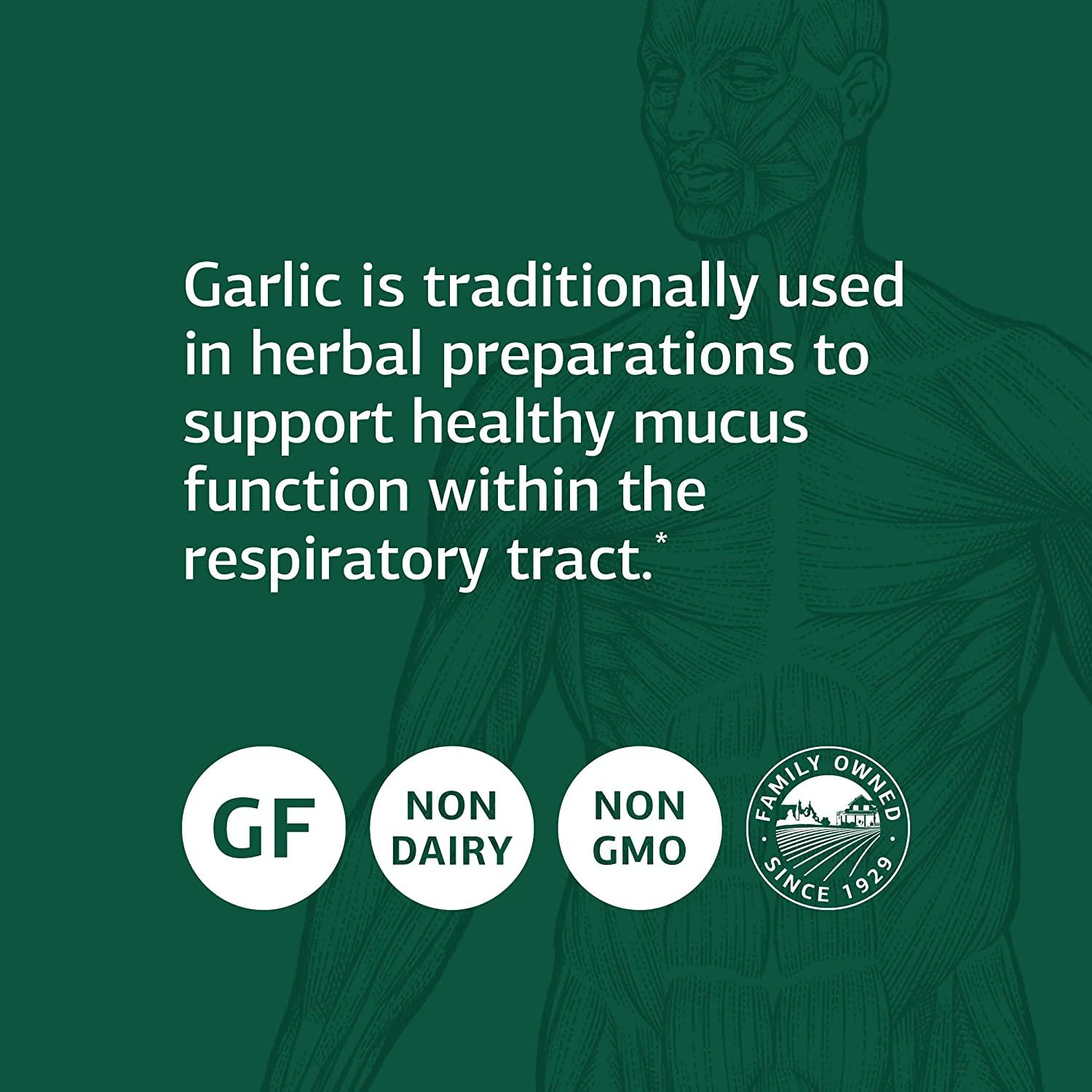 Standard Process Organic Garlic Capsules Immune and Lung Health