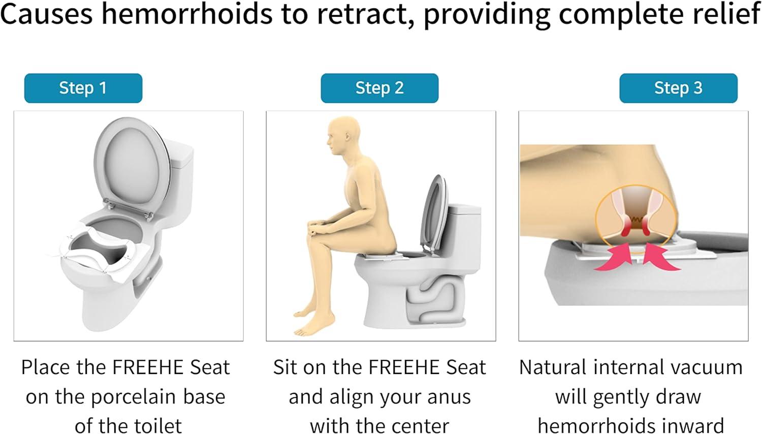 FREEHE Seat Fast Hemorrhoid Relief and Treatment Draw Prolapsed