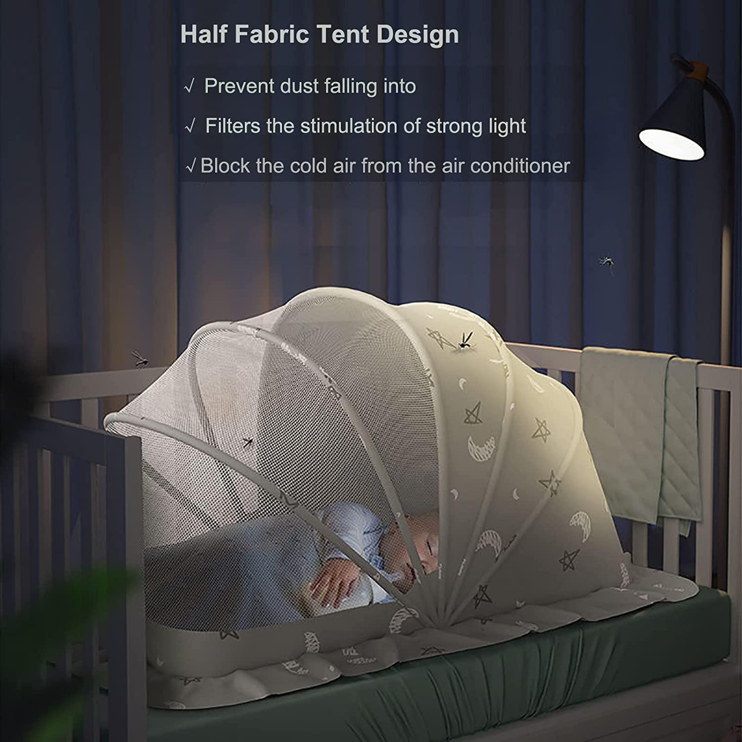 Baby Mosquito Net Bed Tent Portable Folding Crib Cover Breathable