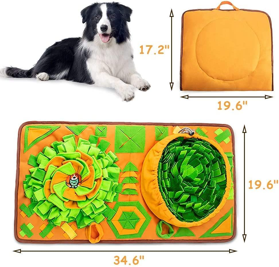 AWOOF Snuffle Mat for Dogs Interactive Puzzle Toy for Enrichment