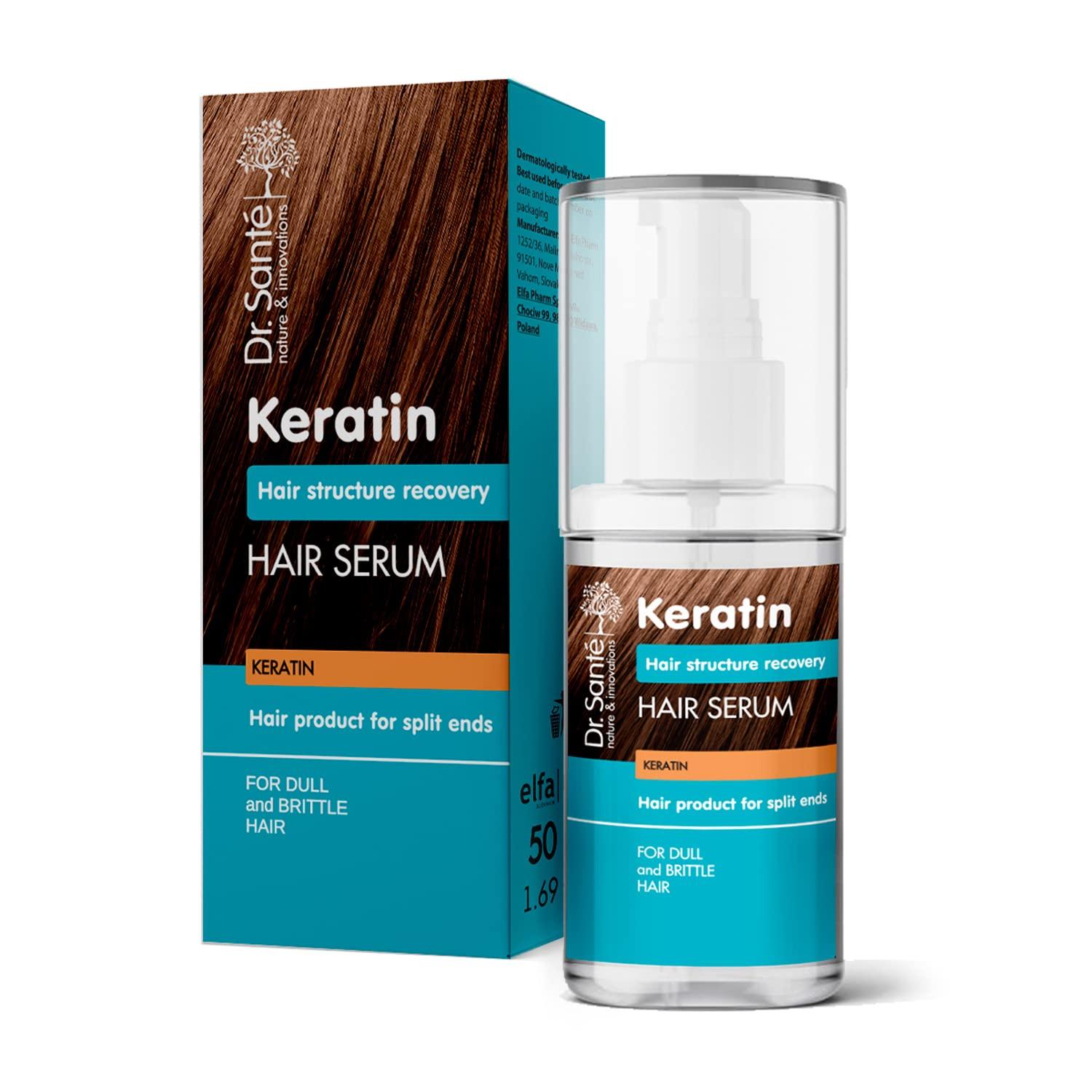 Dr. Sant Keratin Hair Oil Serum Collagen and Argan Deep Regeneration 50