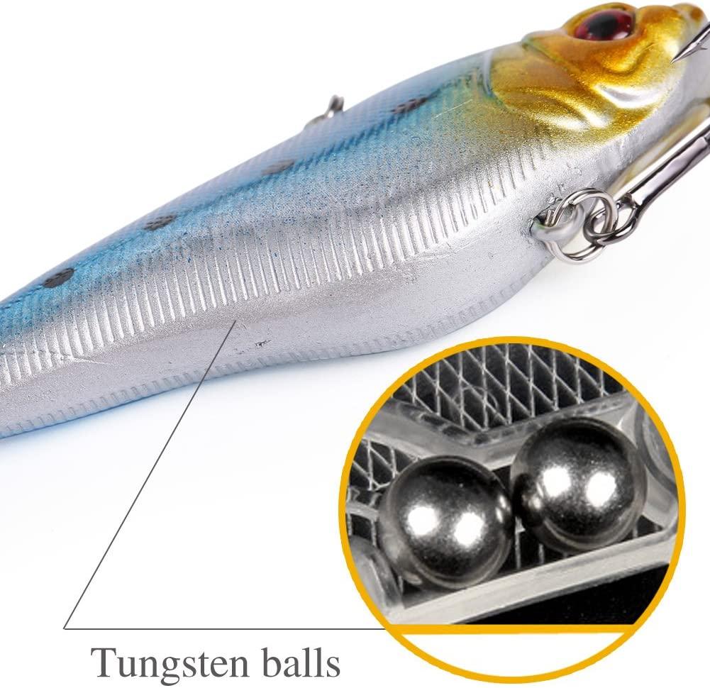 Sougayilang Fishing Lures Large Hard Bait Minnow VIB Lure with