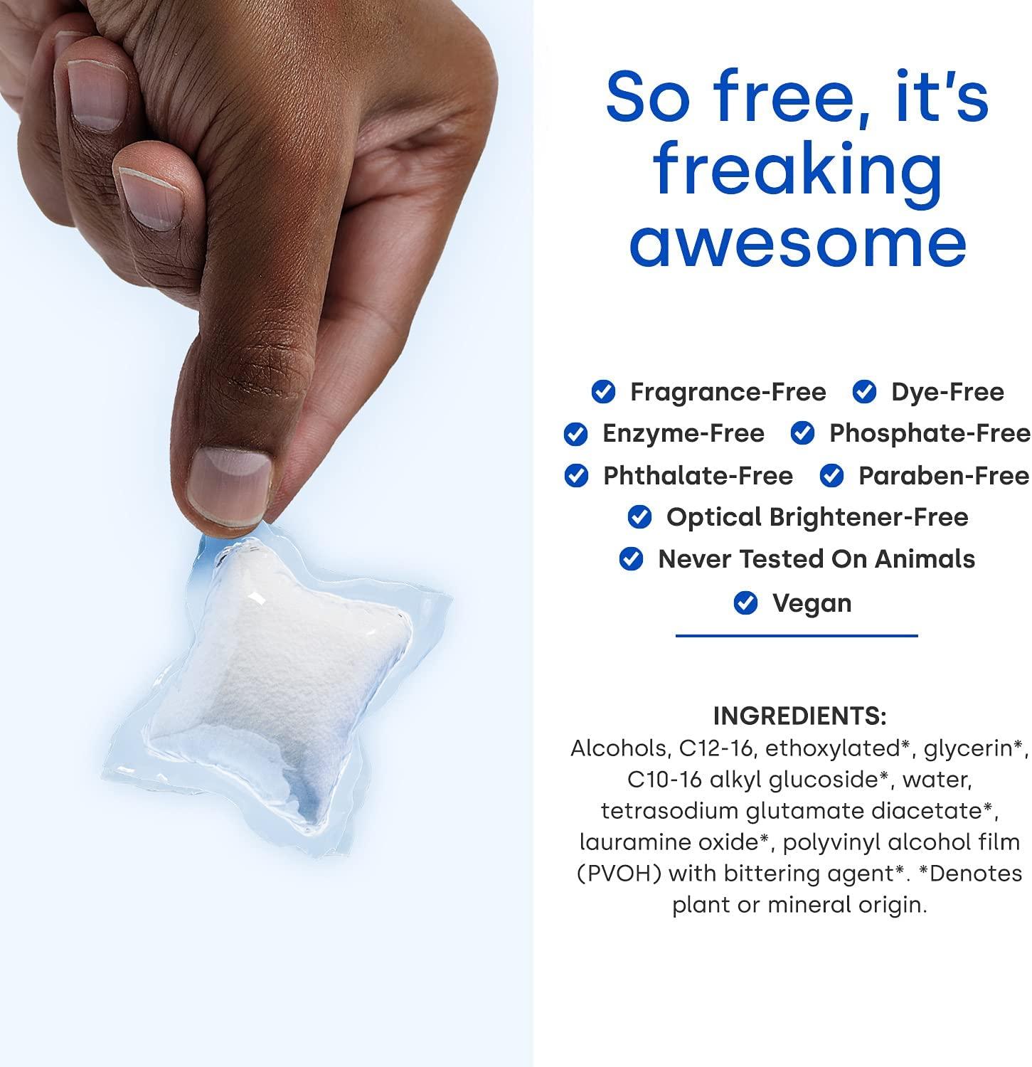 Dropps Sensitive Skin & Baby Laundry Detergent Pods Unscented 36