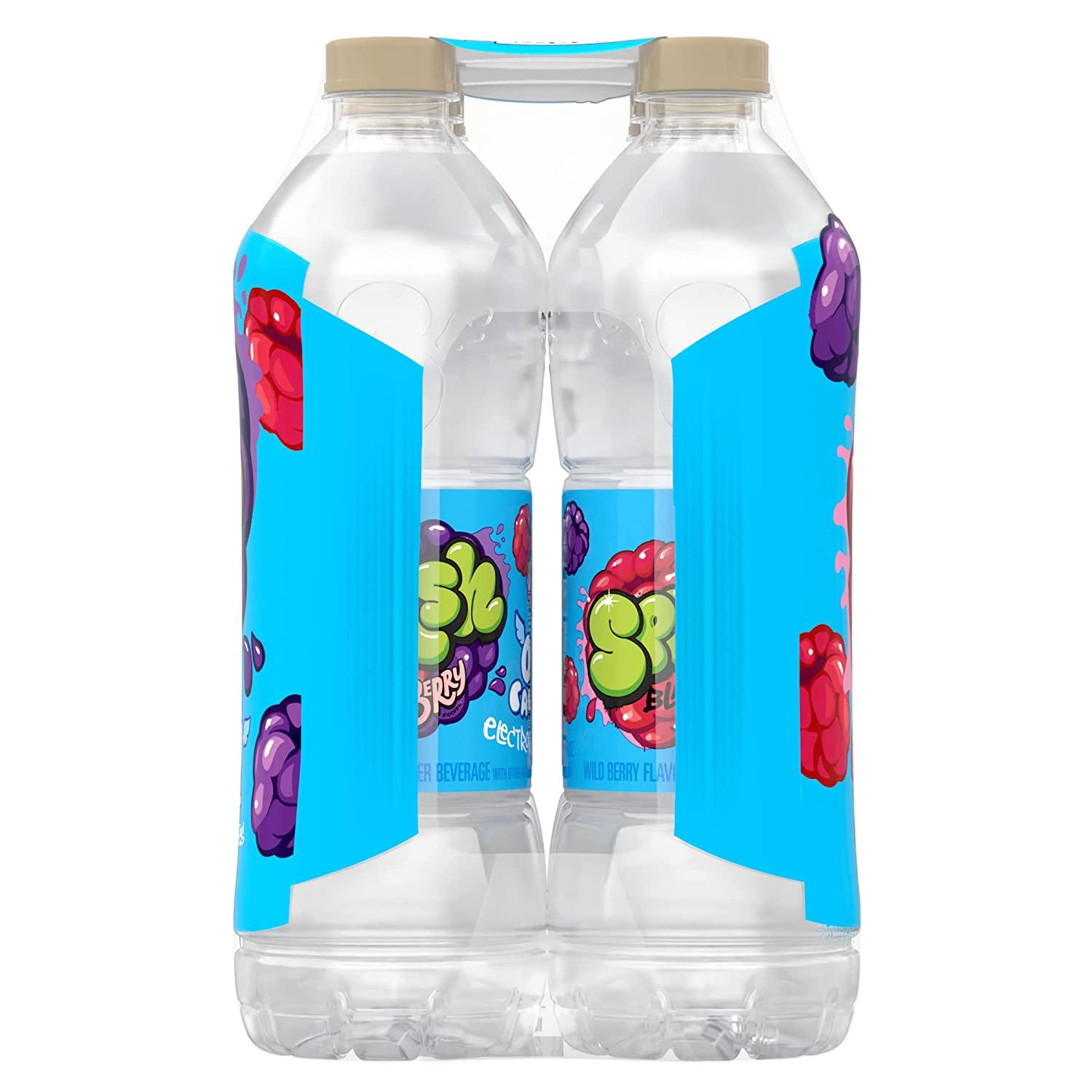 Splash Blast, Wild Berry Flavored Water, Zero Sugar, with Electrolytes