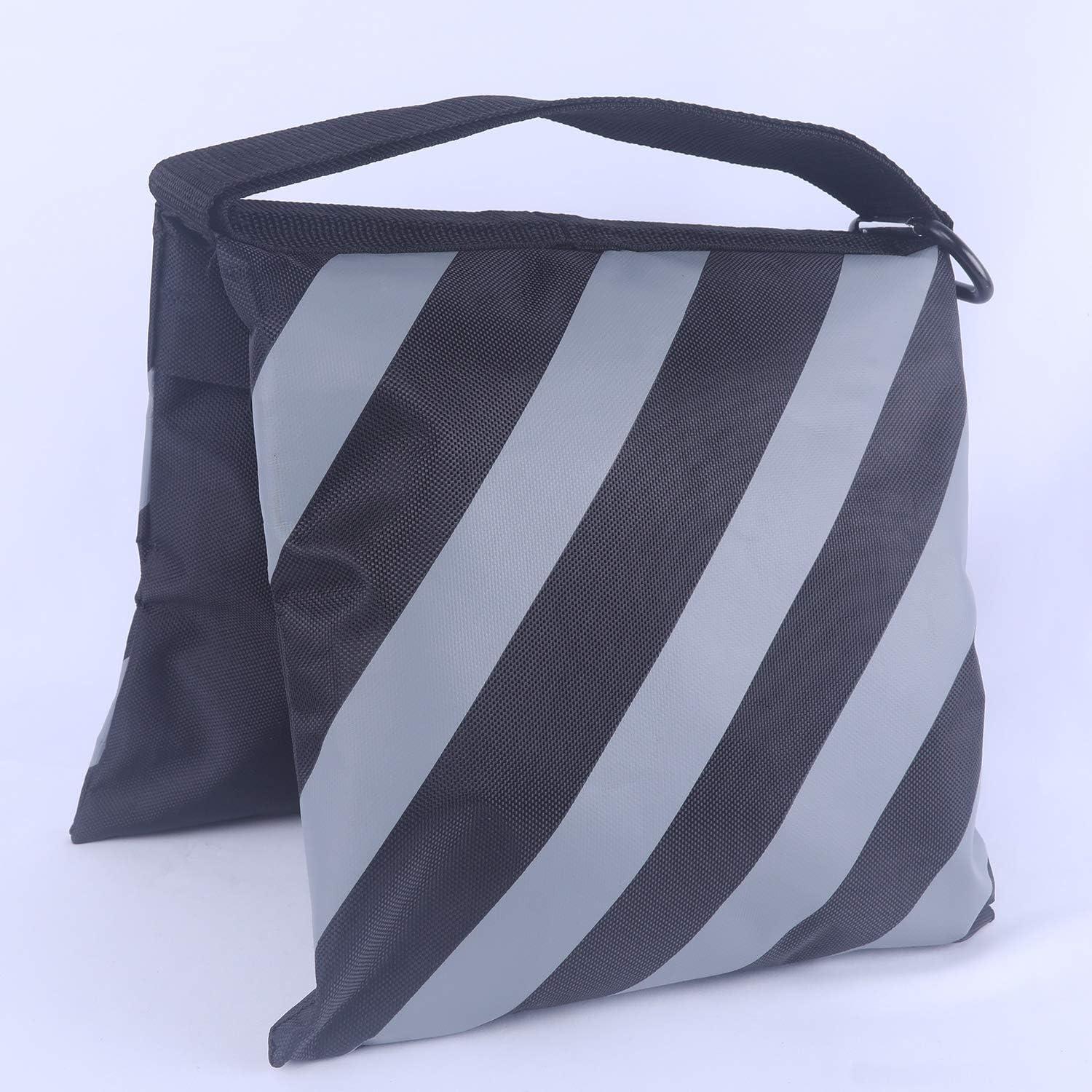 ABCCANOPY Super Heavy Duty Sandbag Saddlebag Design 4 Weight Bags for Photo Video Studio Stand (Black)