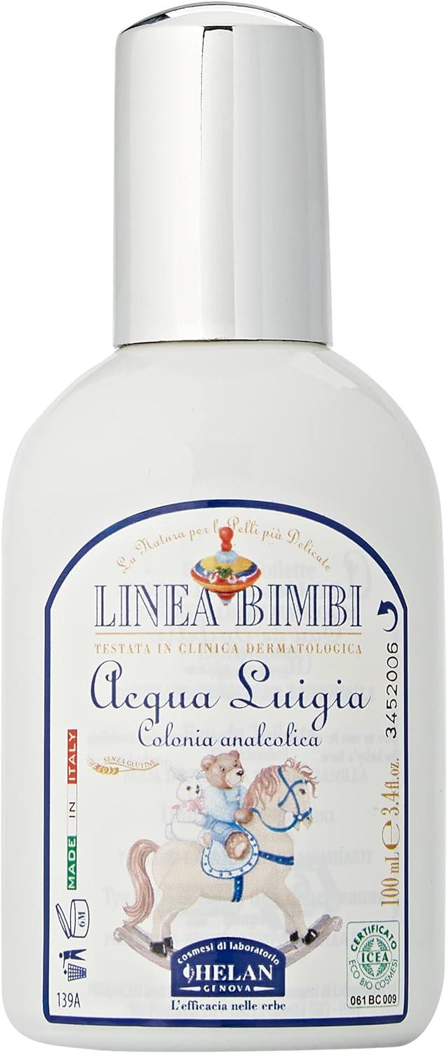 Helan Linea Bimbi Bio - Cologne for Babies Acqua Luigia Baby Cologne Spray  for Sensitive Skin Alcohol Free Baby Perfume with Chamomile and Citrus  Scent Calming Action - Made in Italy 100 ml