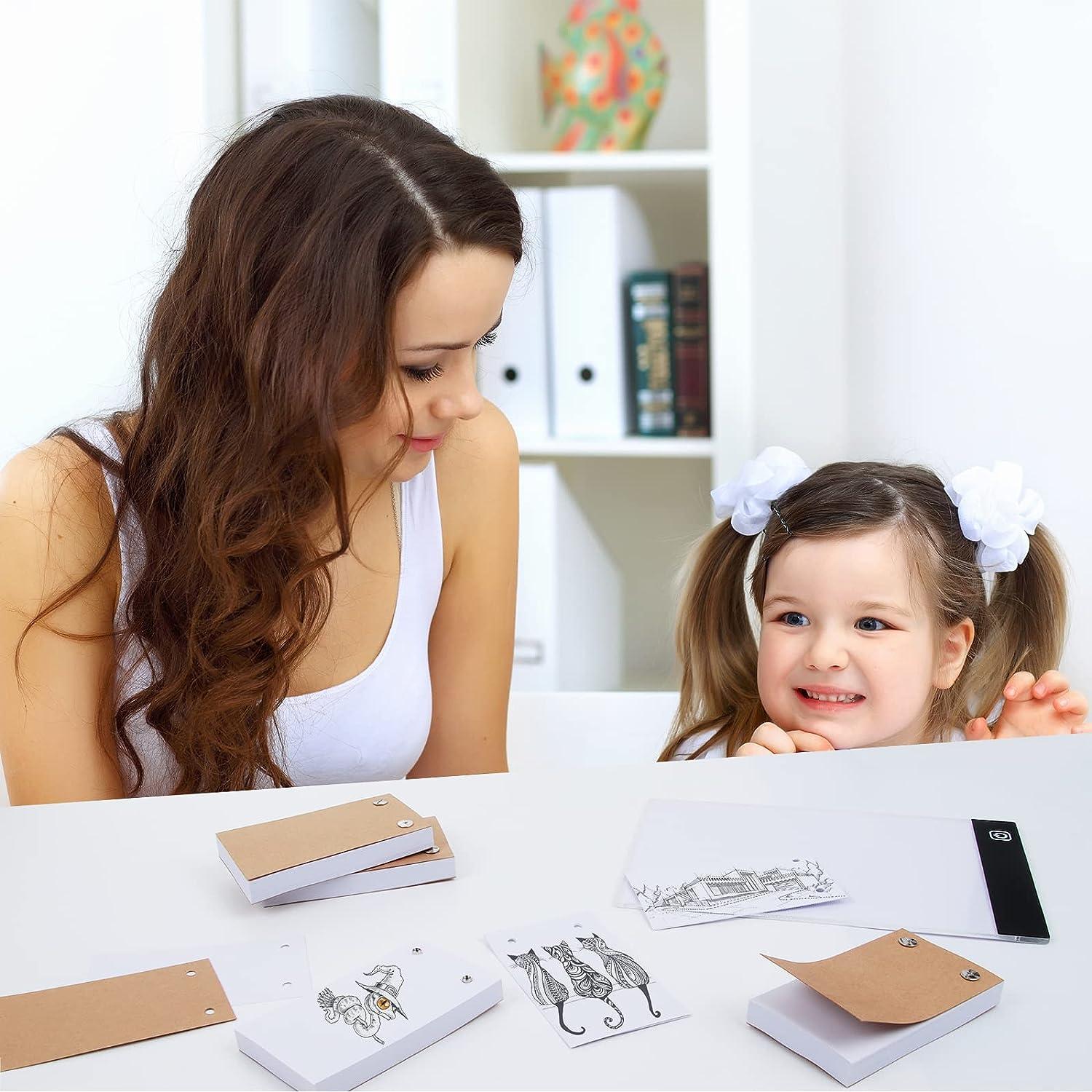 Flip Book Kit with Light Pad A5 LED Light Board/Box & 320 Sheets