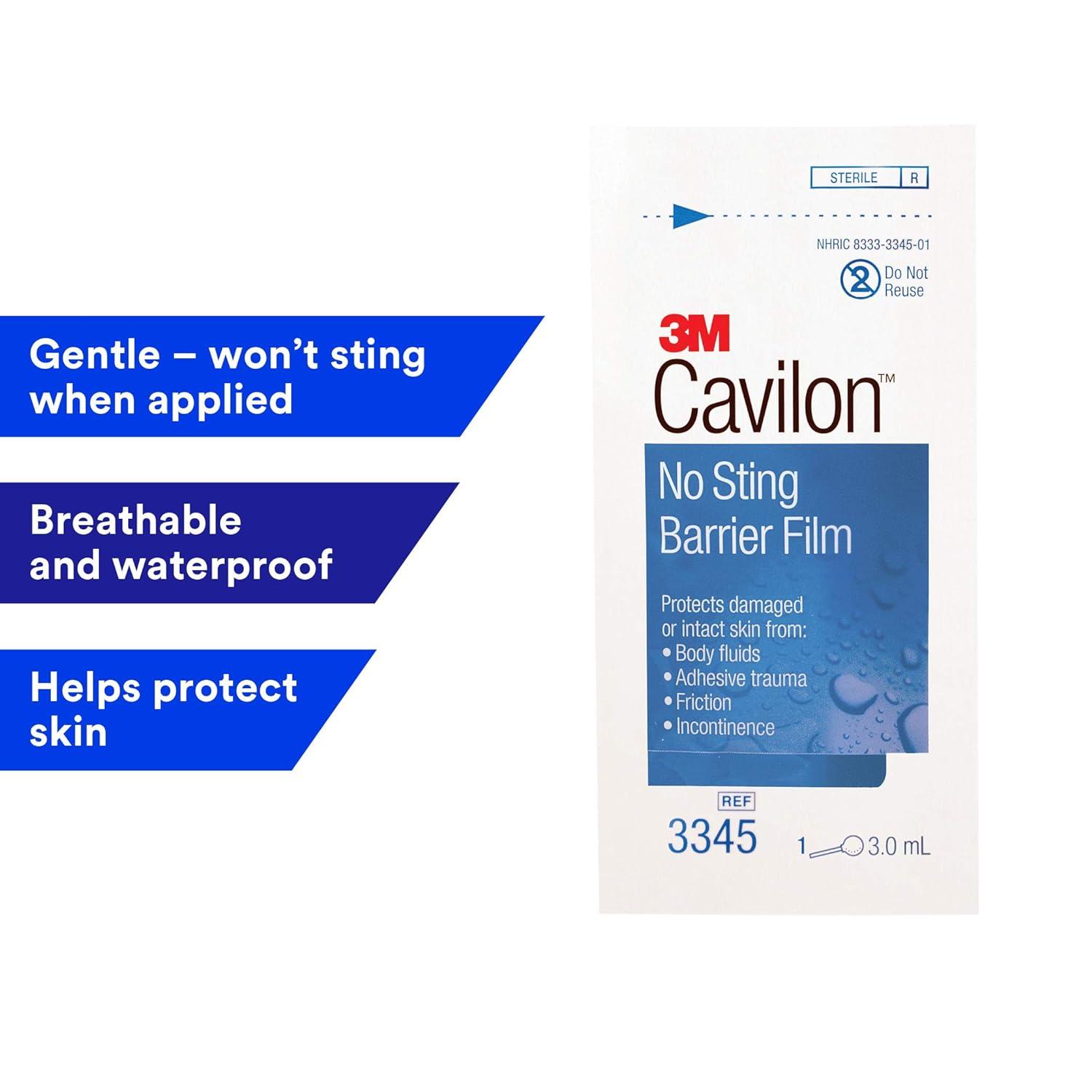 3M Cavilon No Sting Barrier Film 3345 25 Applicators