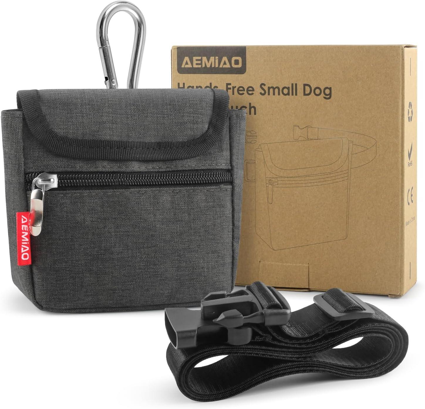 Dog Treat Pouch Magnetic Closure, Puppy Training Bag With Removable